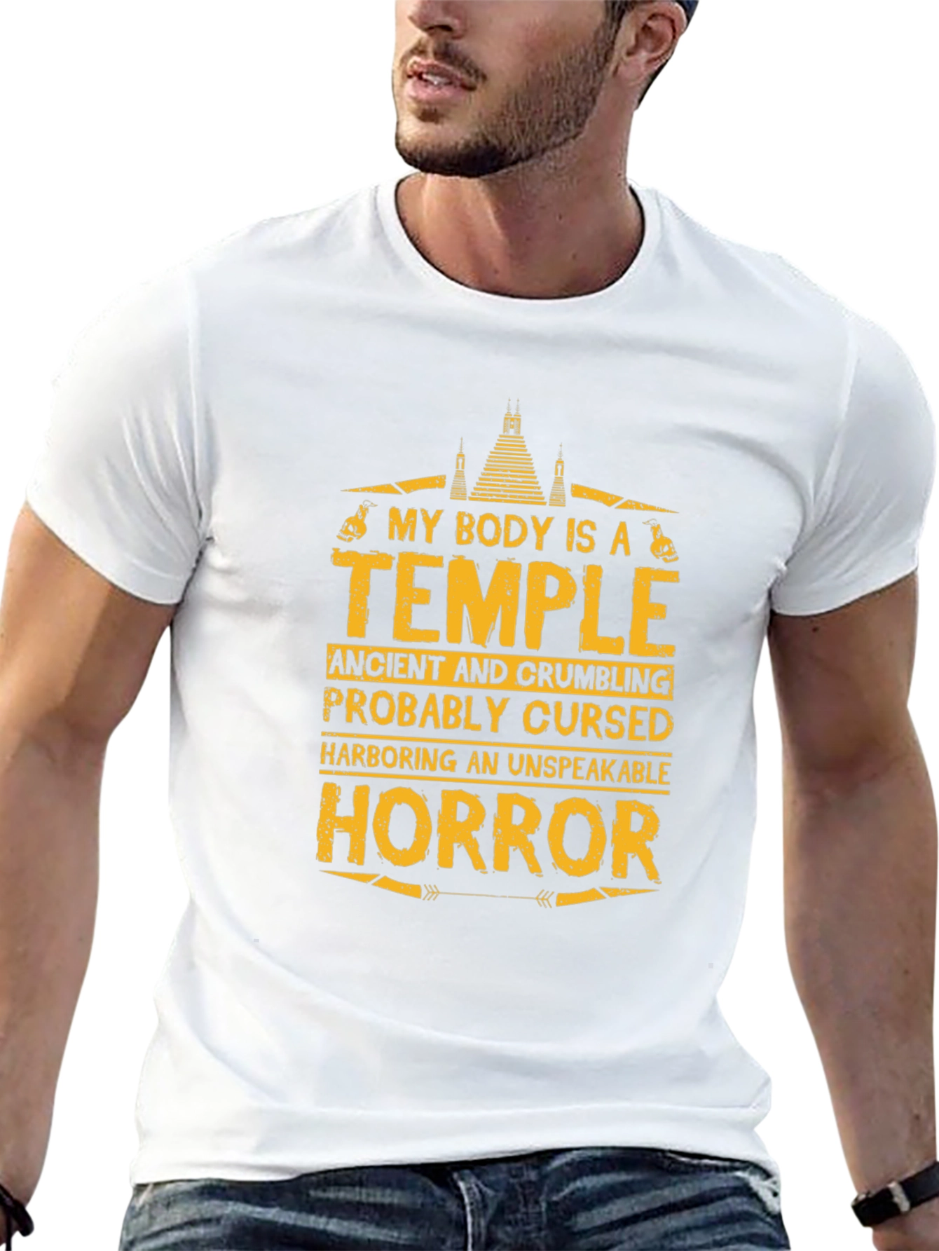 My Body is a Temple Graphic T-Shirt