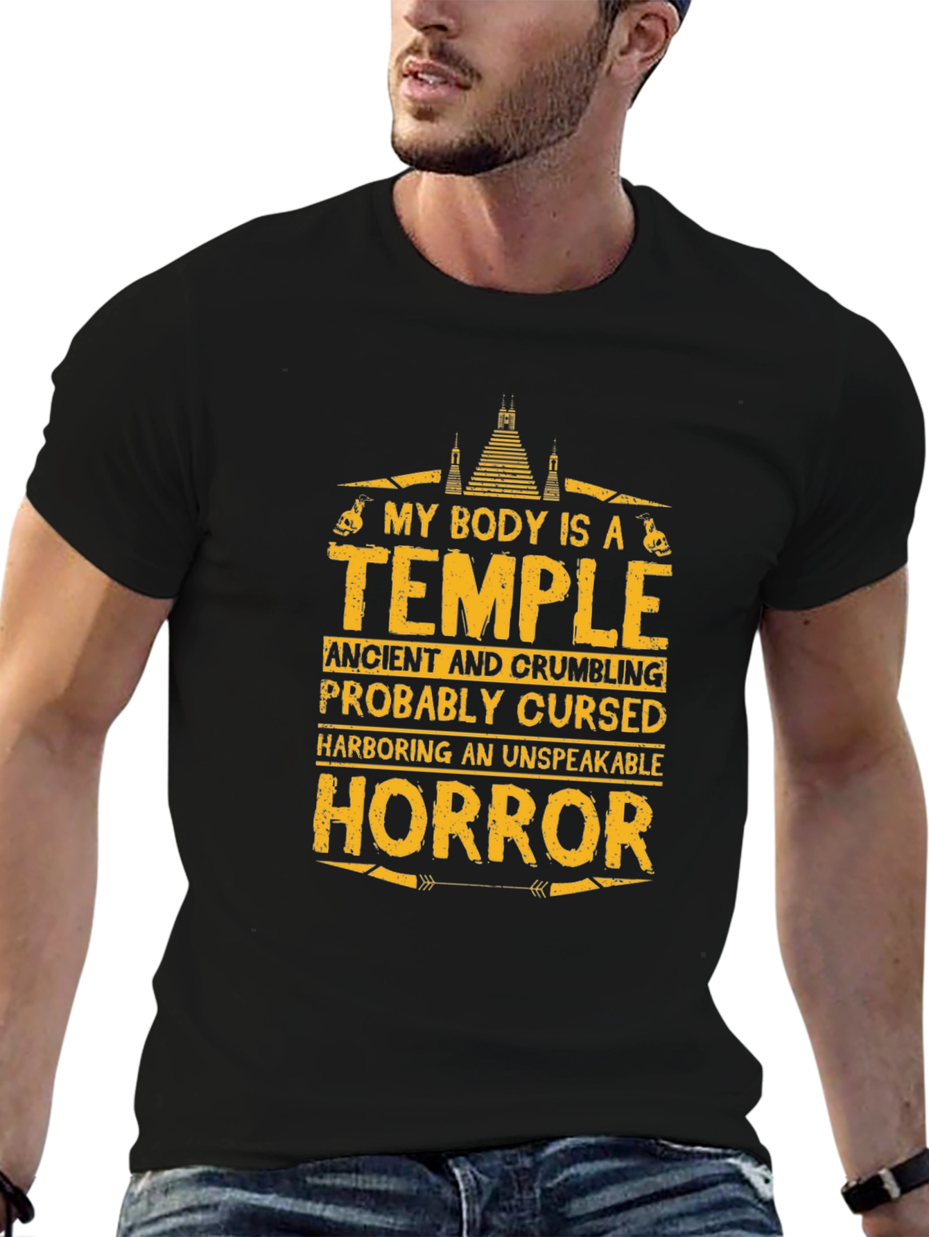 My Body is a Temple Graphic T-Shirt