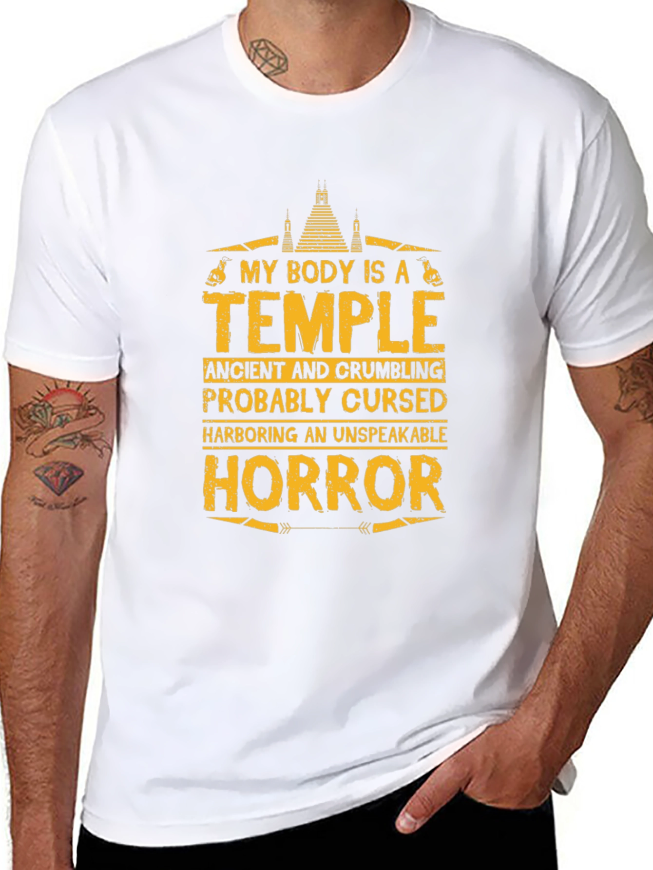 My Body is a Temple Graphic T-Shirt