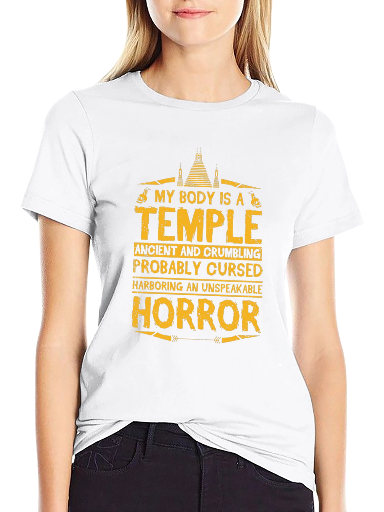 My Body is a Temple Graphic T-Shirt