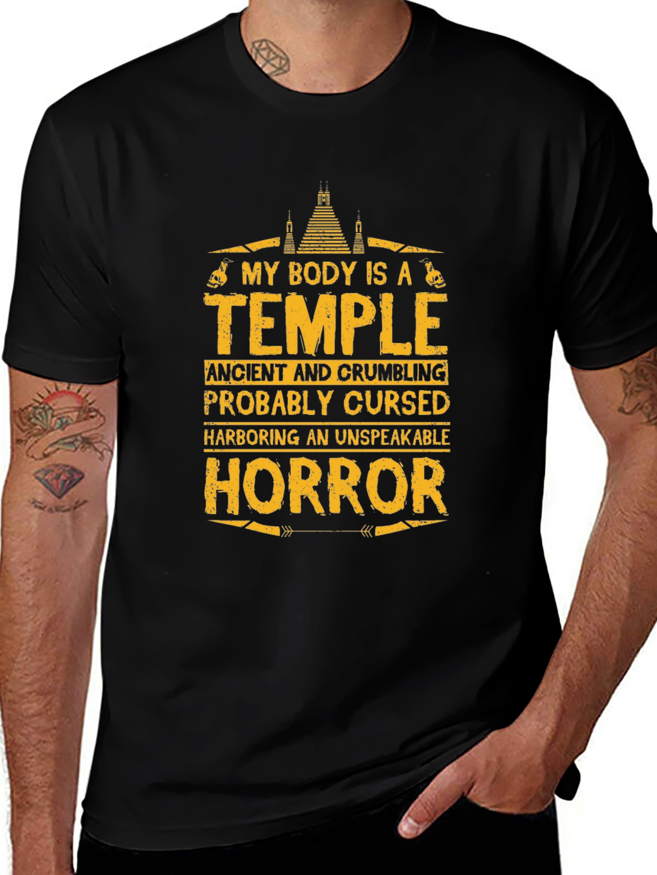 My Body is a Temple Graphic T-Shirt