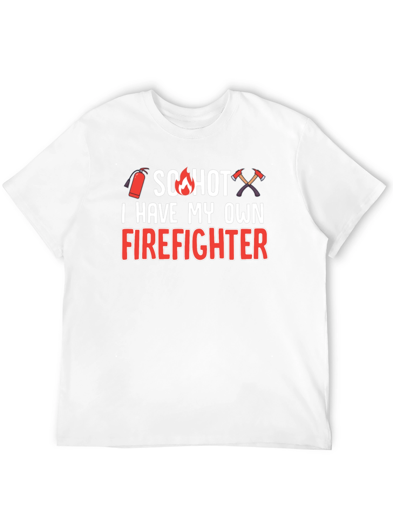 So Hot Firefighter Graphic T-Shirt
