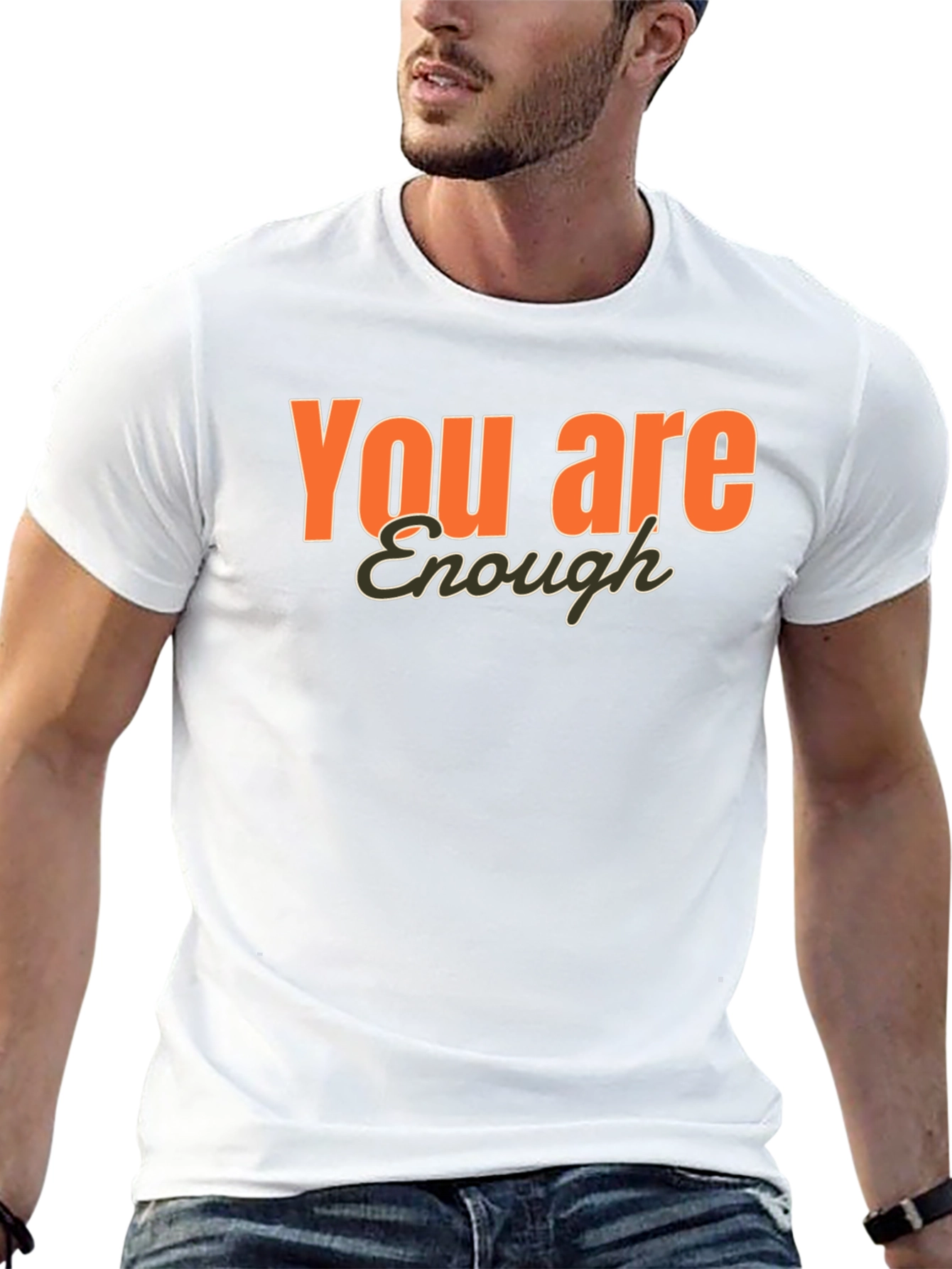 You Are Enough Graphic T-Shirt - Positive Affirmation Tee
