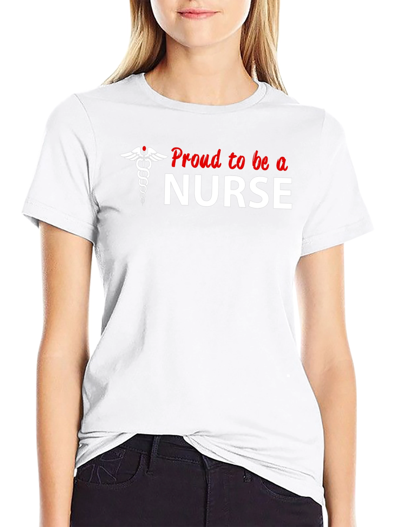 Proud to be a Nurse Graphic T-Shirt