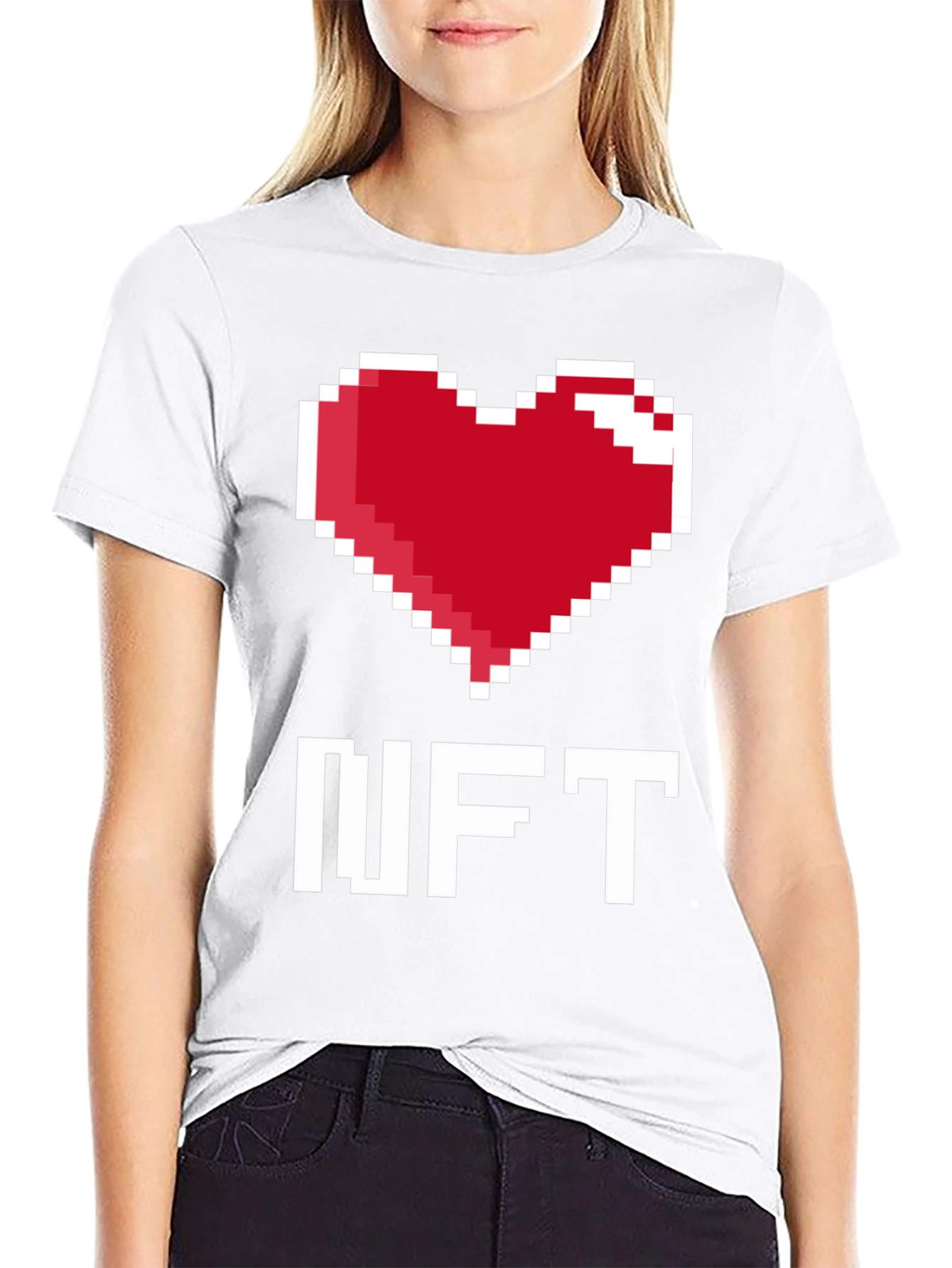 I Heart NFT - Pixel Art T-Shirt