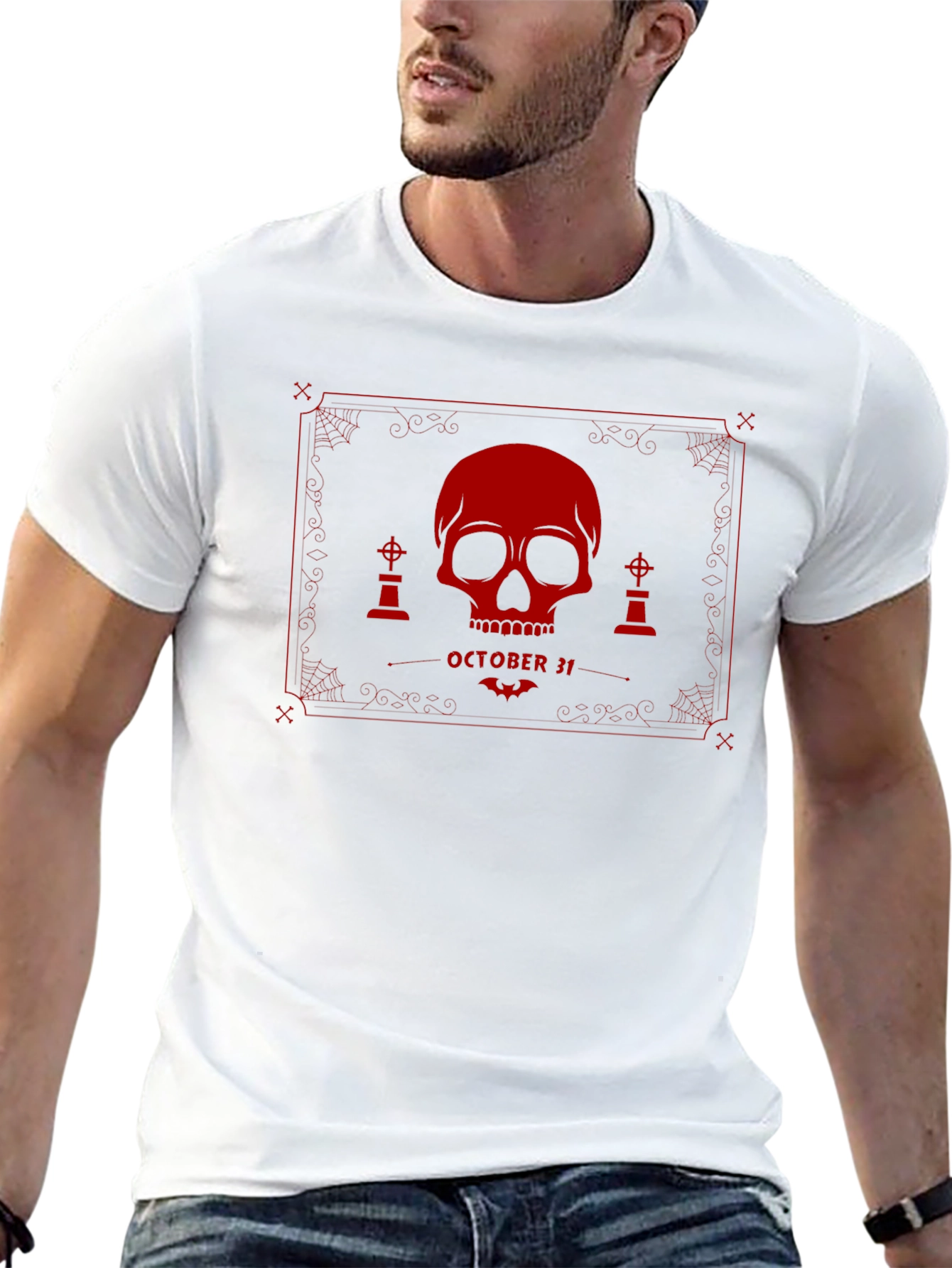 October 31st Skull Graphic Tee