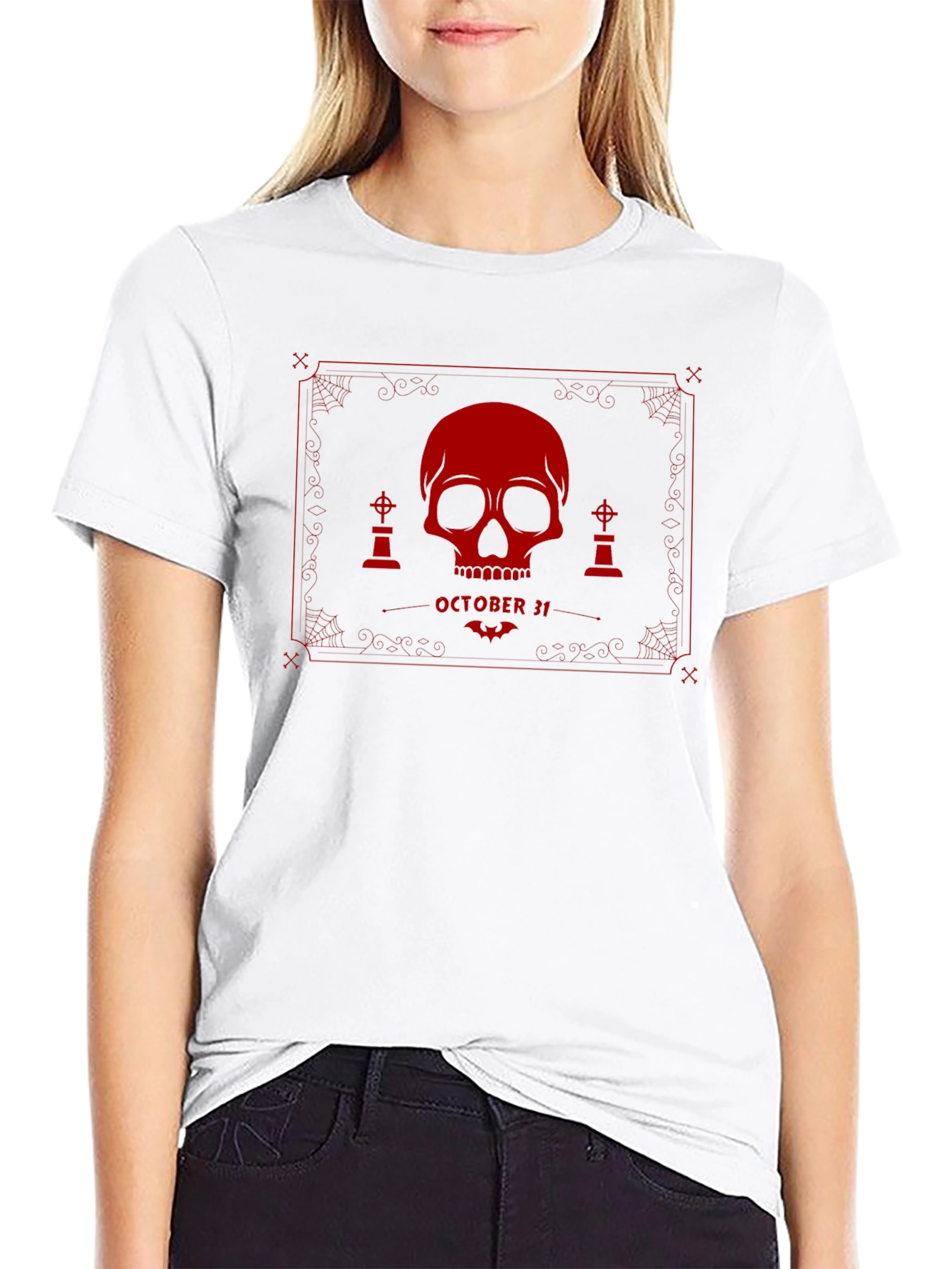October 31st Skull Graphic Tee