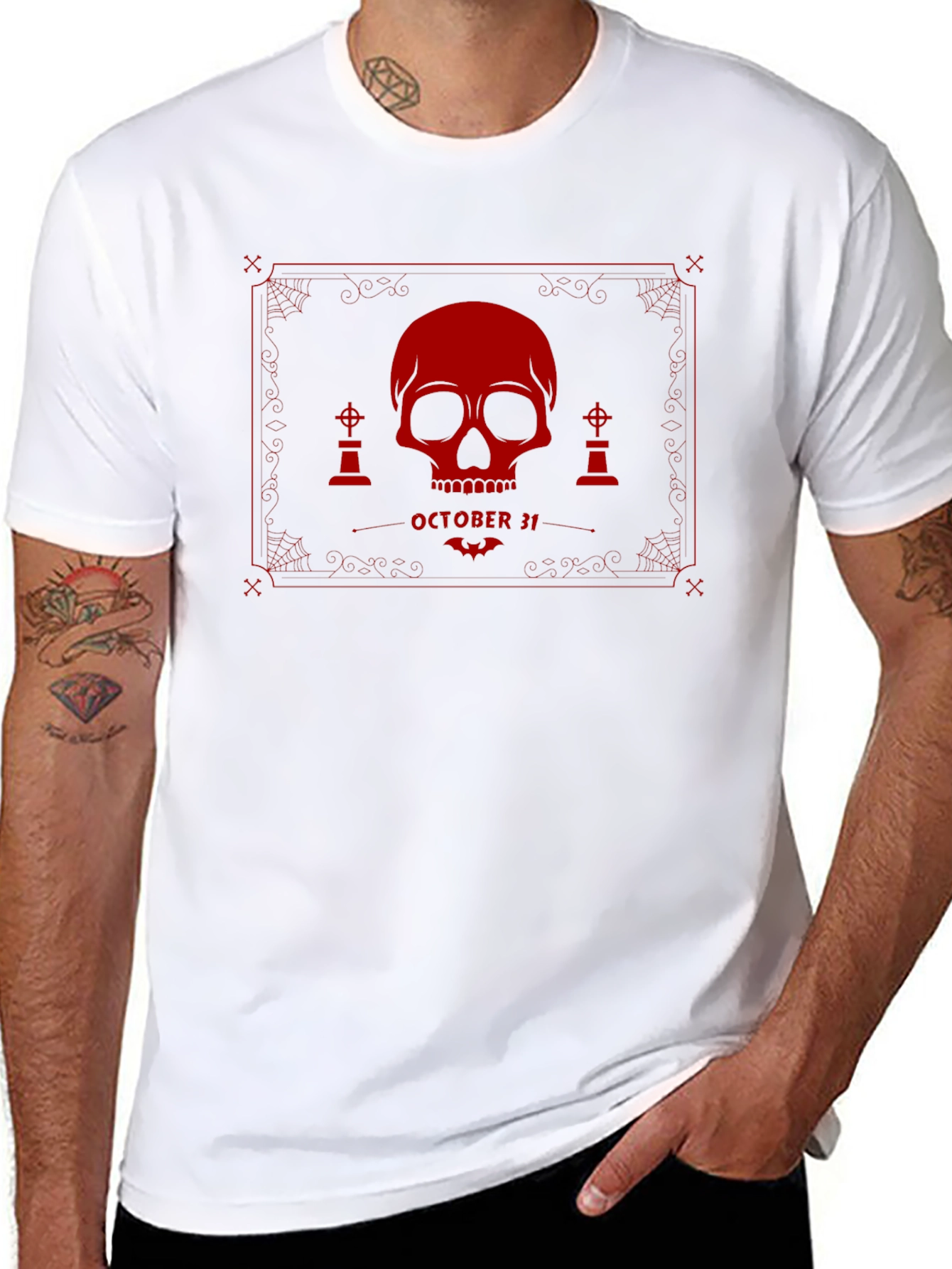 October 31st Skull Graphic Tee