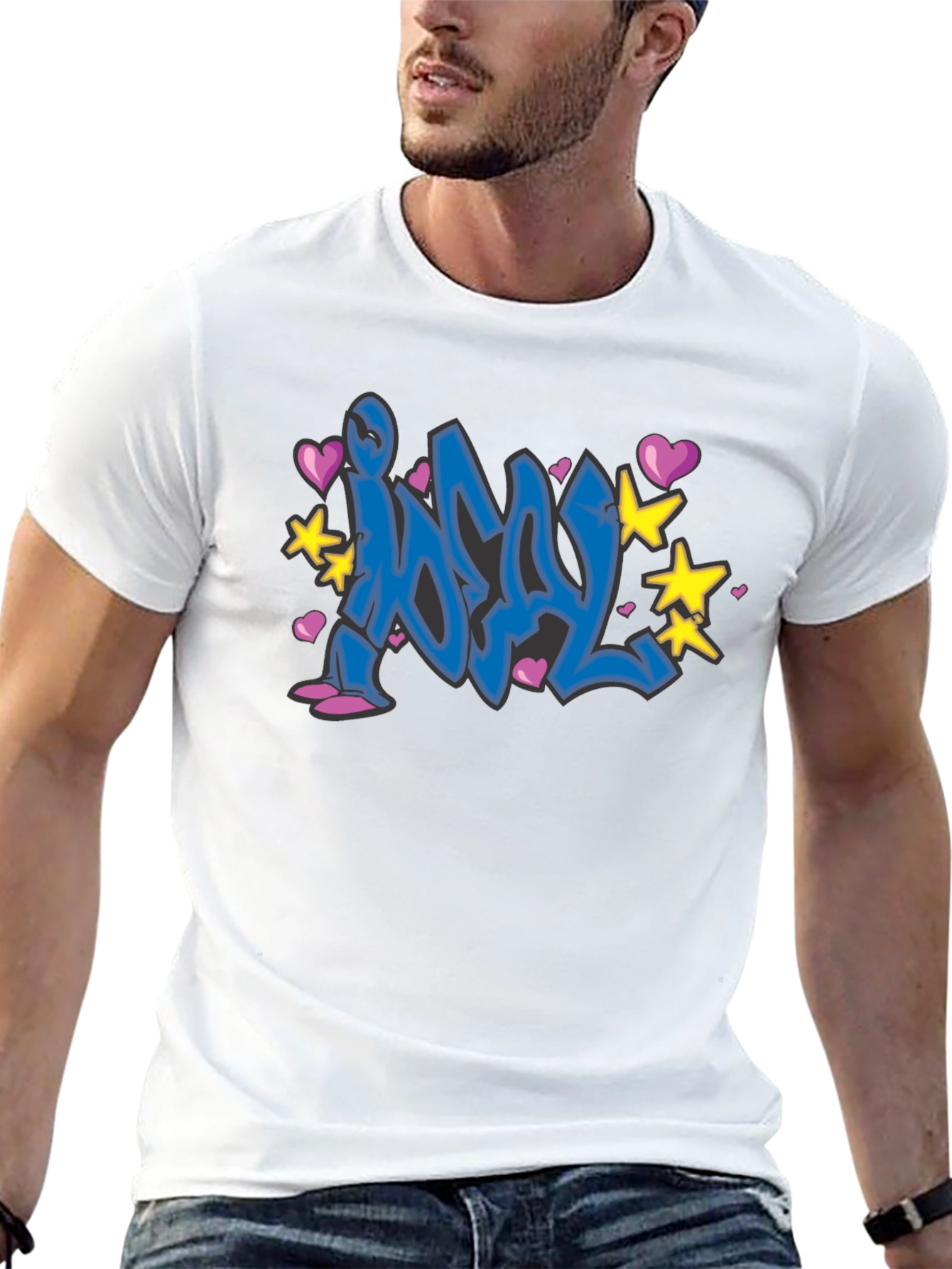 Graffiti Art Black T-Shirt