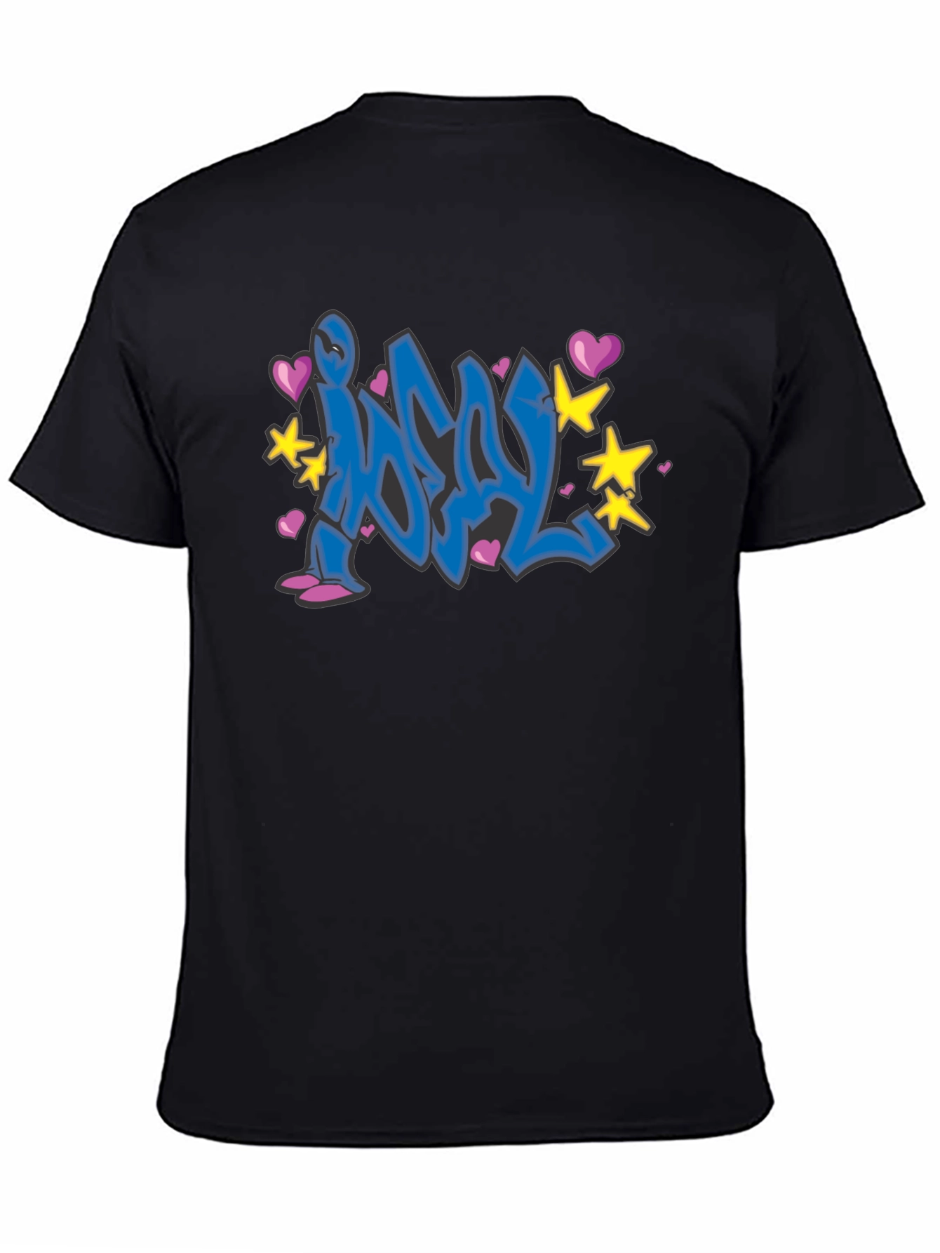 Graffiti Art Black T-Shirt