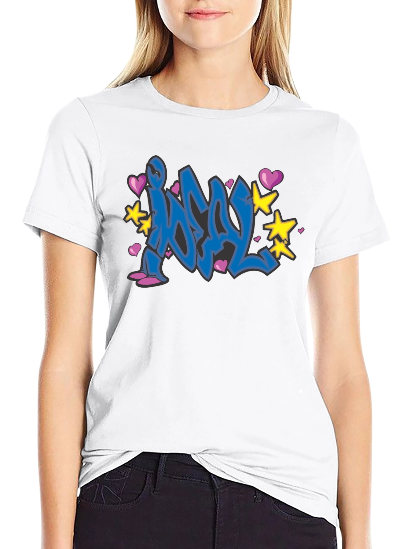 Graffiti Art Black T-Shirt