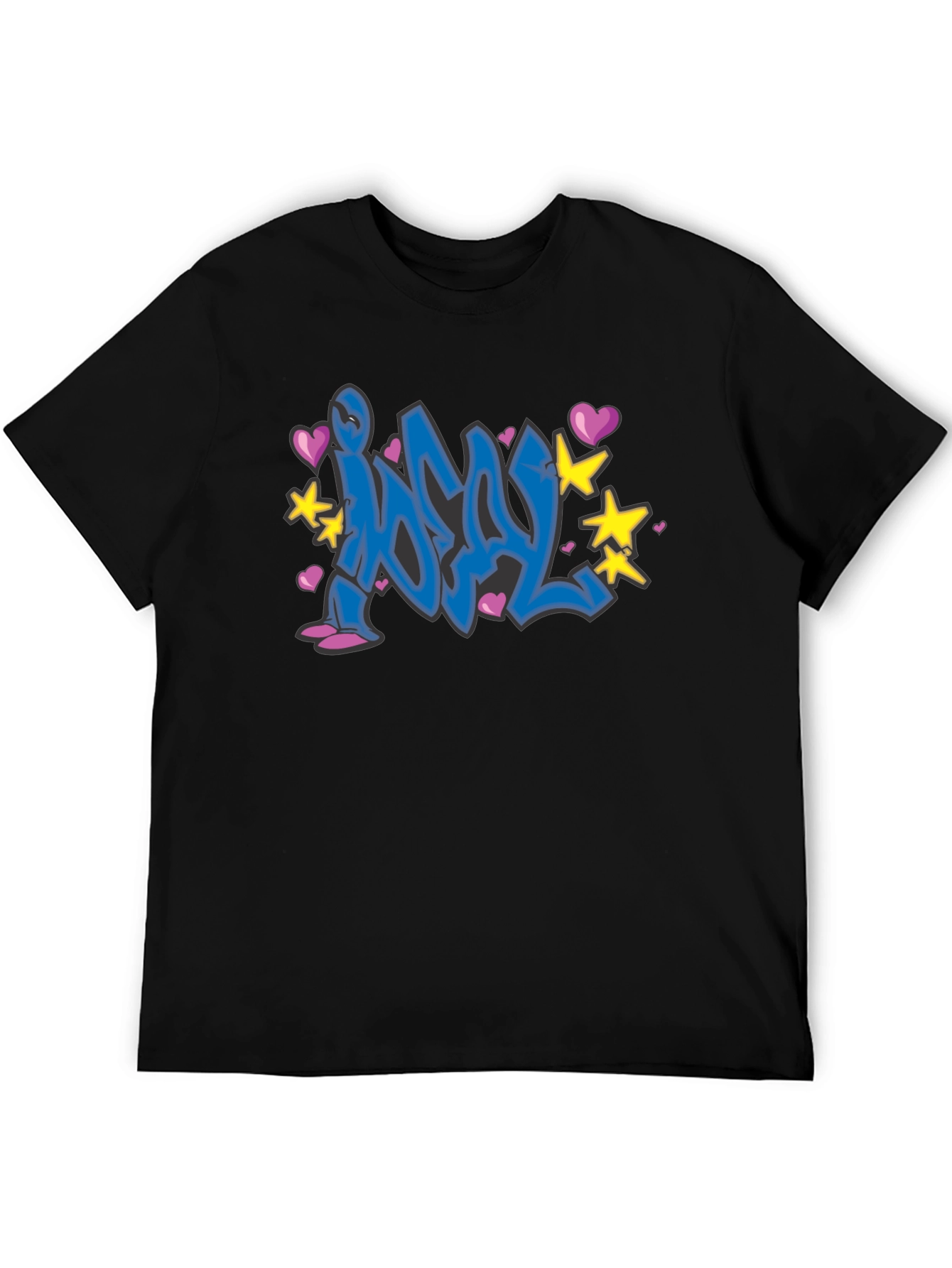 Graffiti Art Black T-Shirt