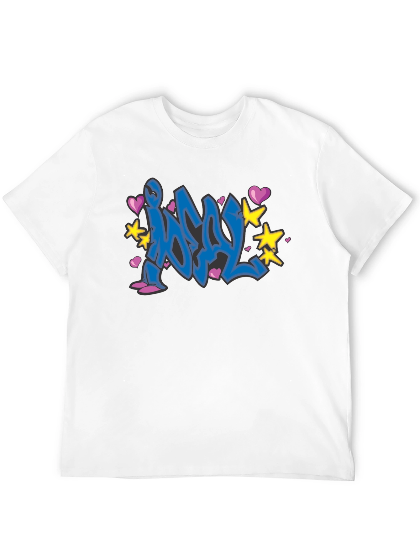 Graffiti Art Black T-Shirt