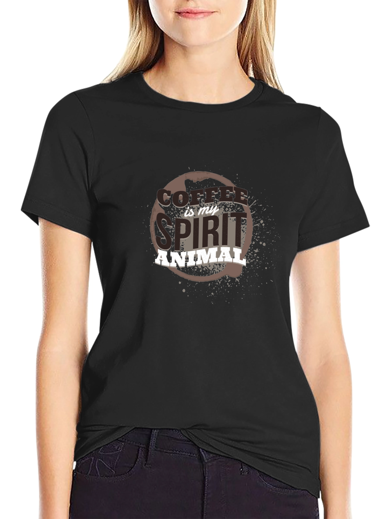 Coffee Is My Spirit Animal Graphic T-Shirt