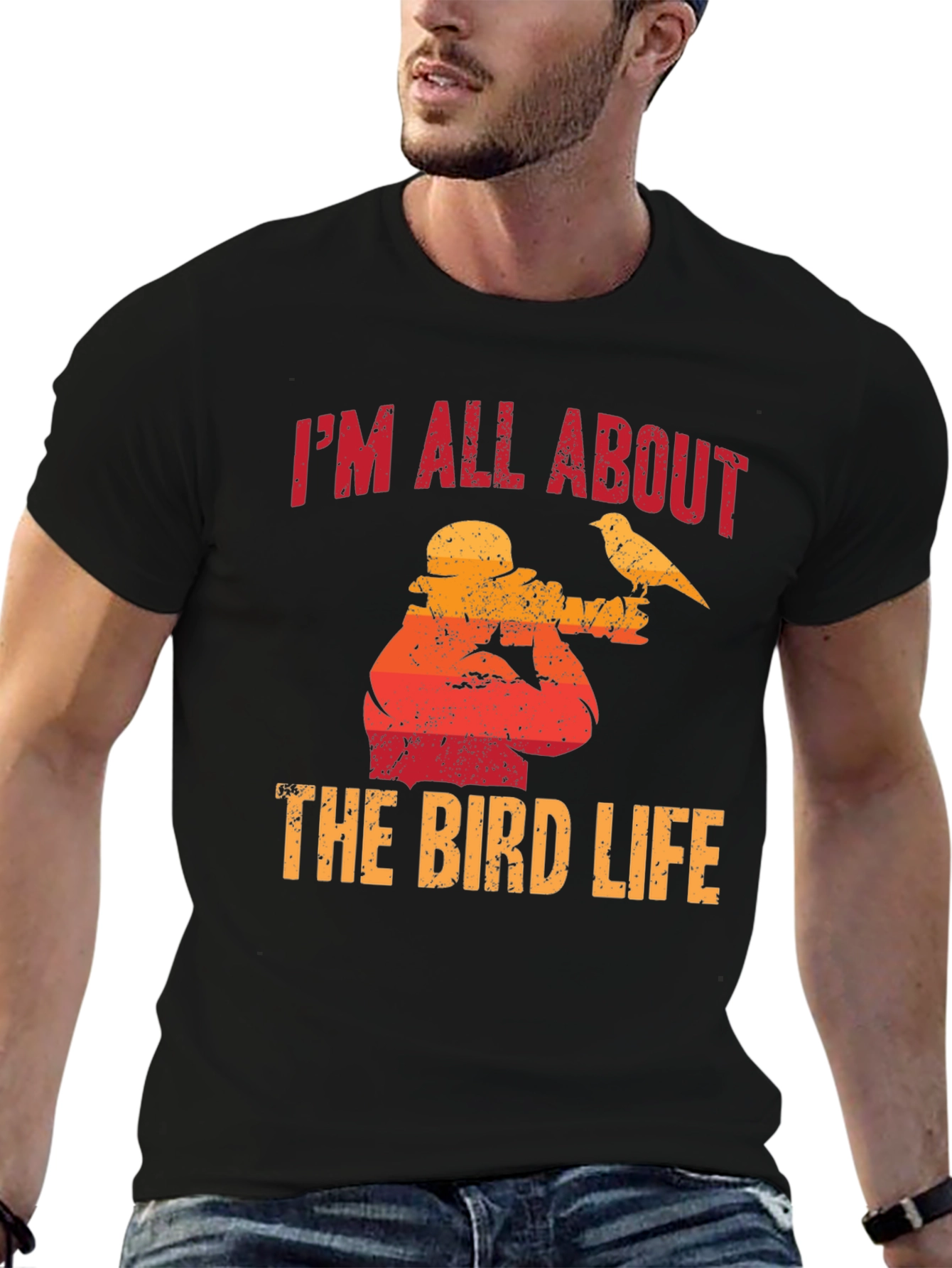 Bird Life Graphic Tee - Nature Enthusiast