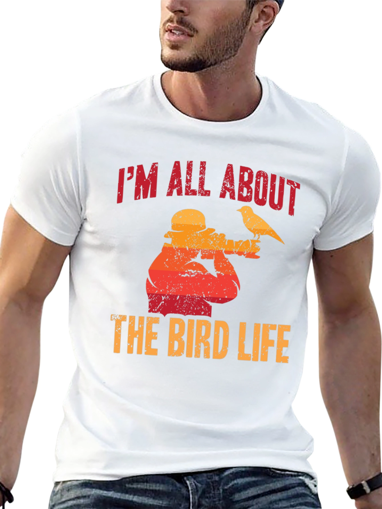 Bird Life Graphic Tee - Nature Enthusiast