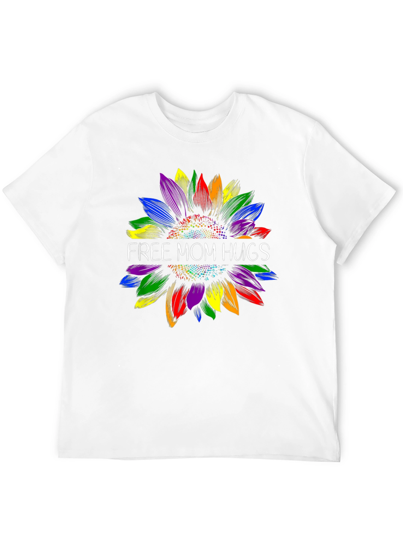 Free Mom Hugs Sunflower Pride T-Shirt
