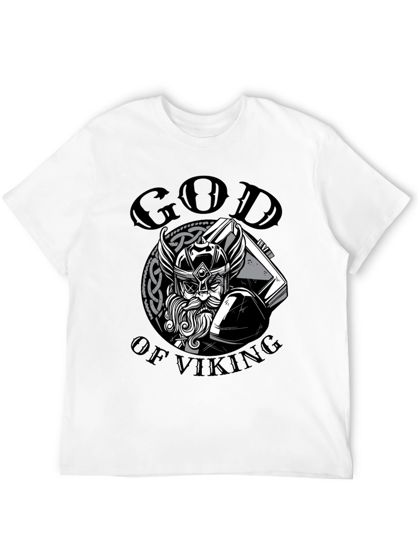 God of Viking T-Shirt - Black