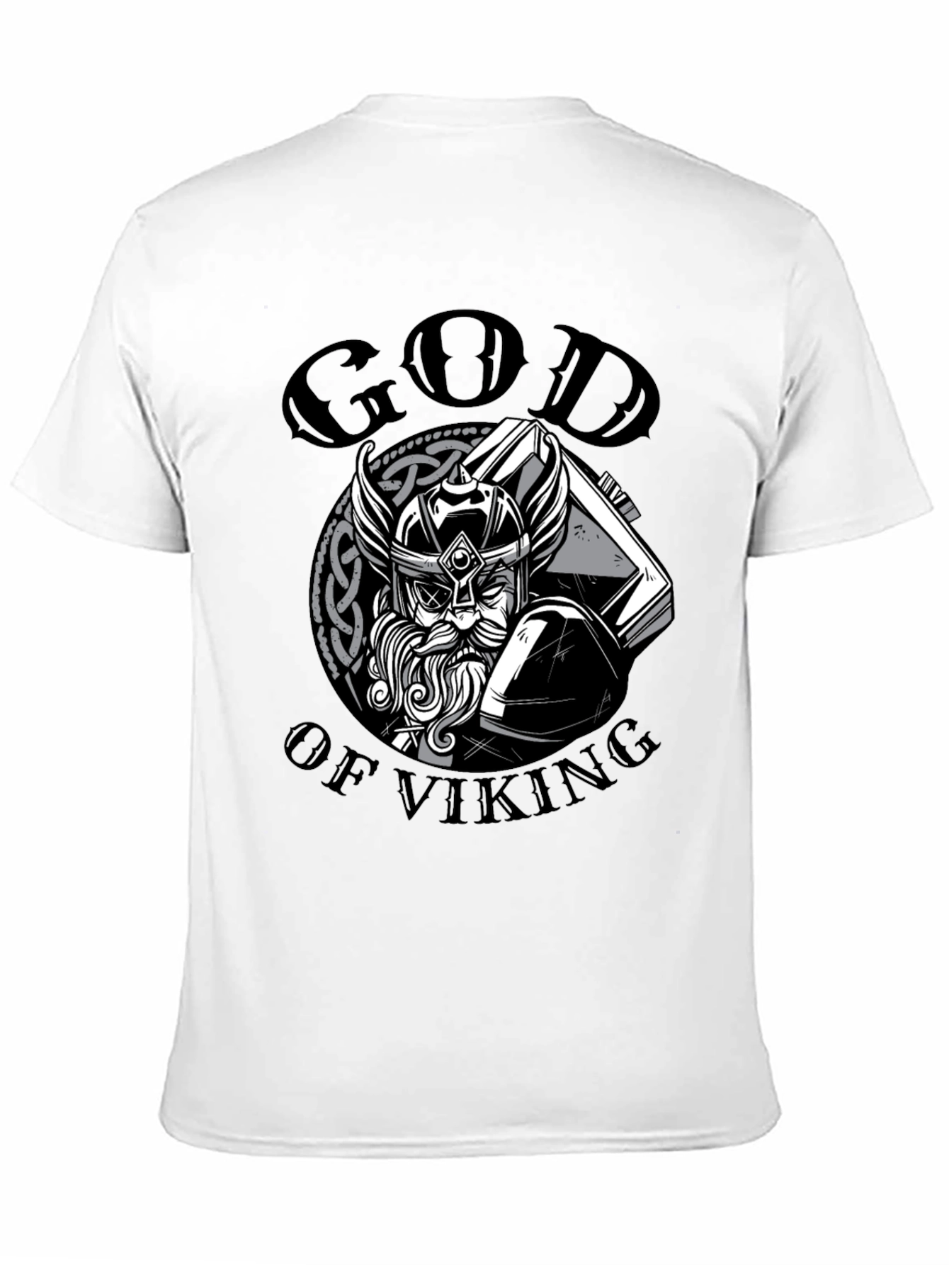 God of Viking T-Shirt - Black