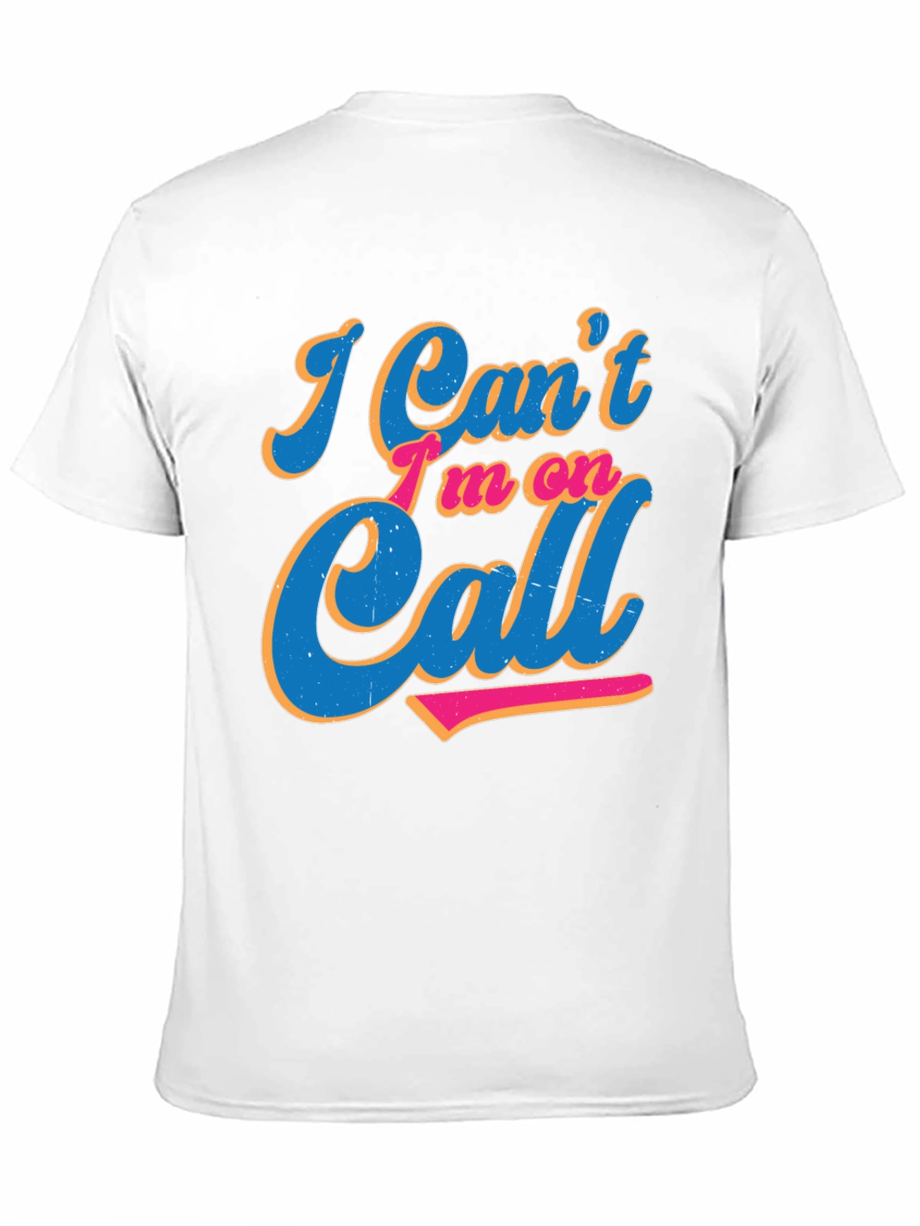 Im On Call Graphic Tee - Black Crewneck Shirt