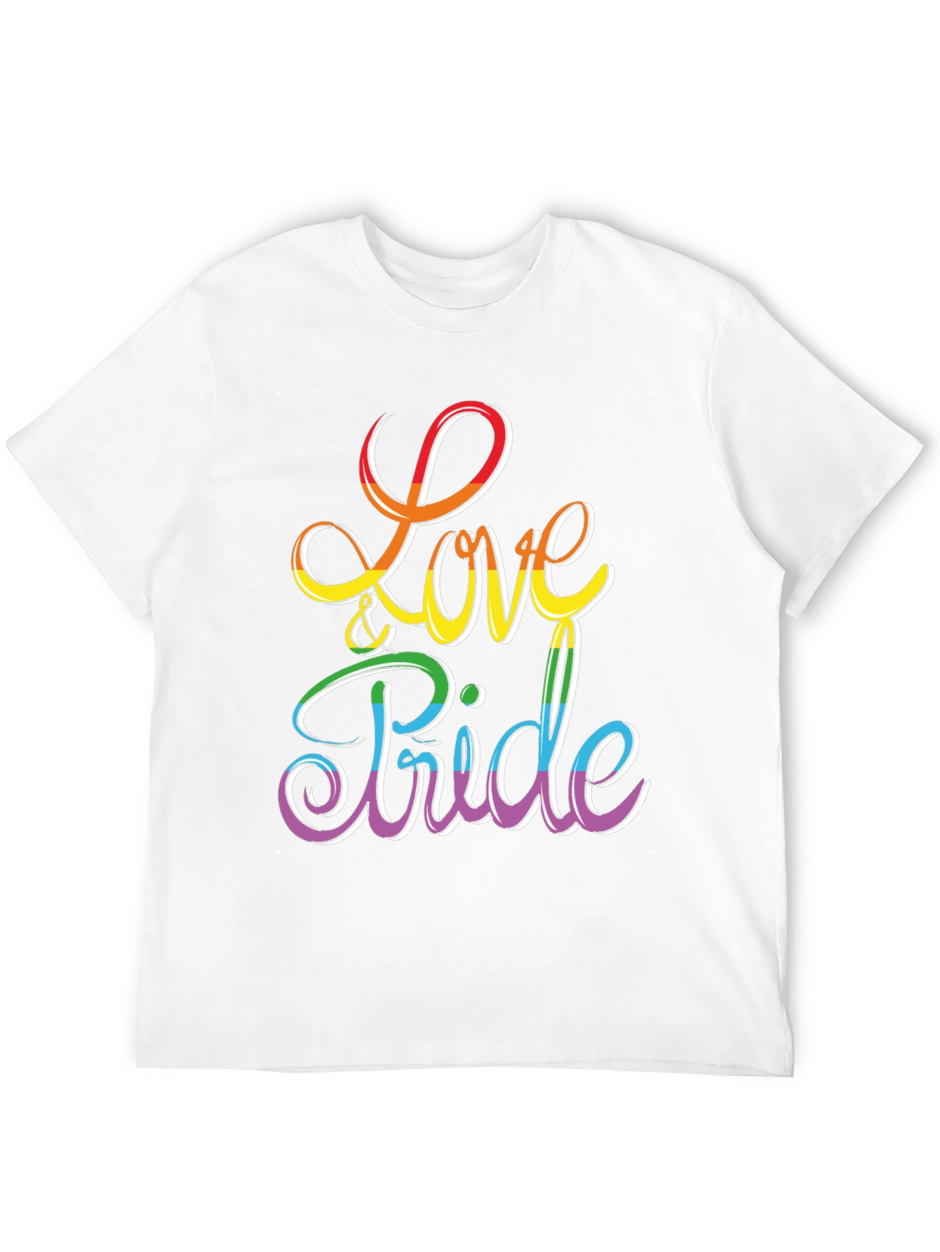 Love & Pride Rainbow Graphic Tee