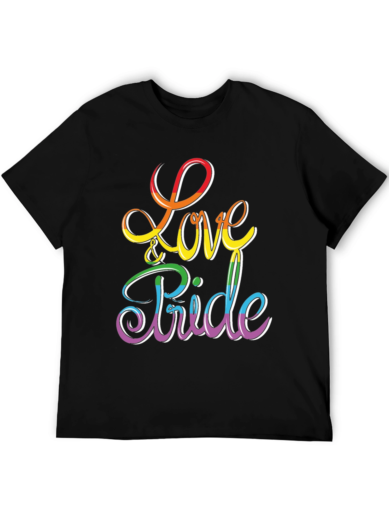 Love & Pride Rainbow Graphic Tee