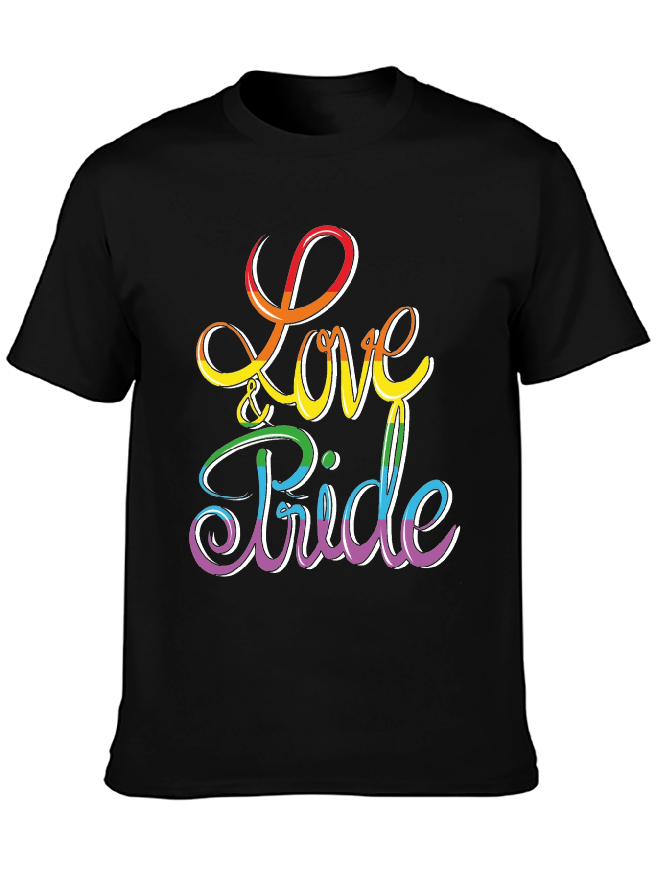 Love & Pride Rainbow Graphic Tee