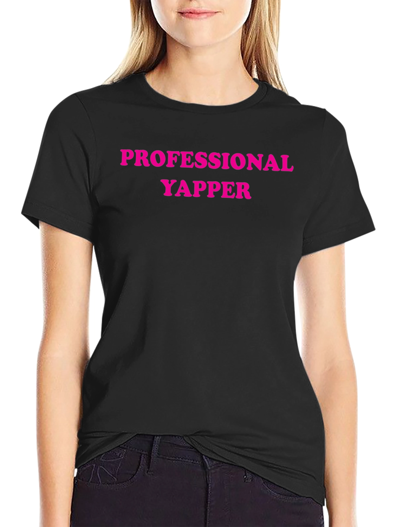 Professional Yapper Graphic Tee - Black
