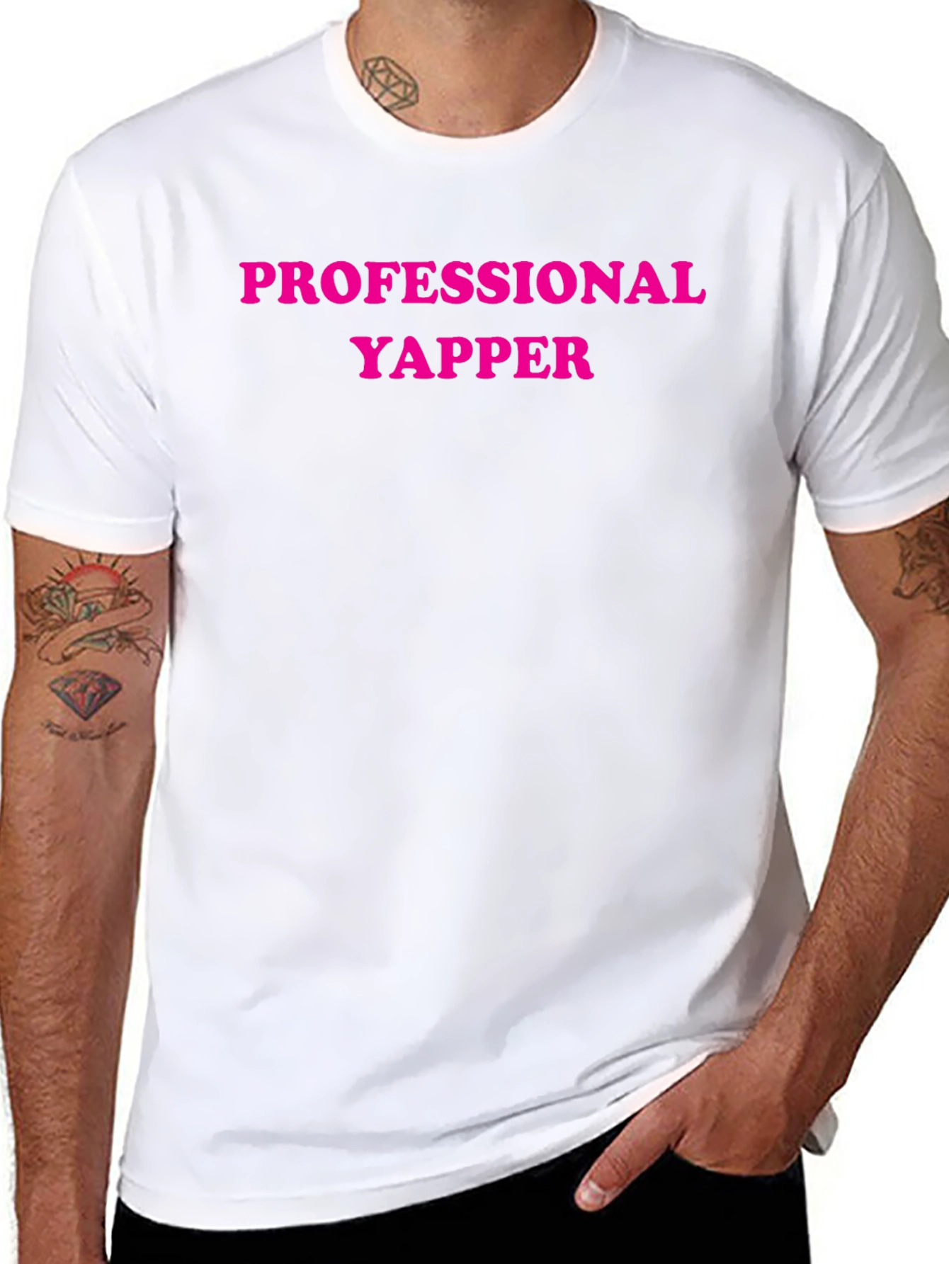 Professional Yapper Graphic Tee - Black
