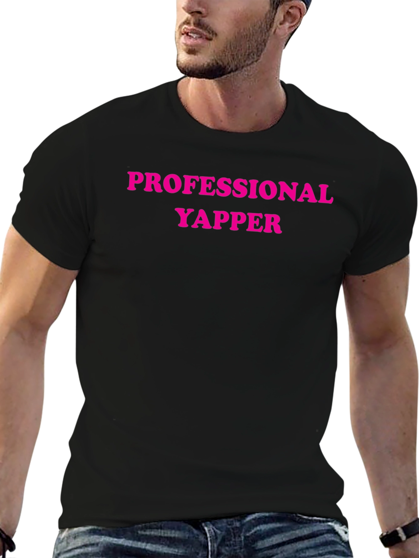Professional Yapper Graphic Tee - Black