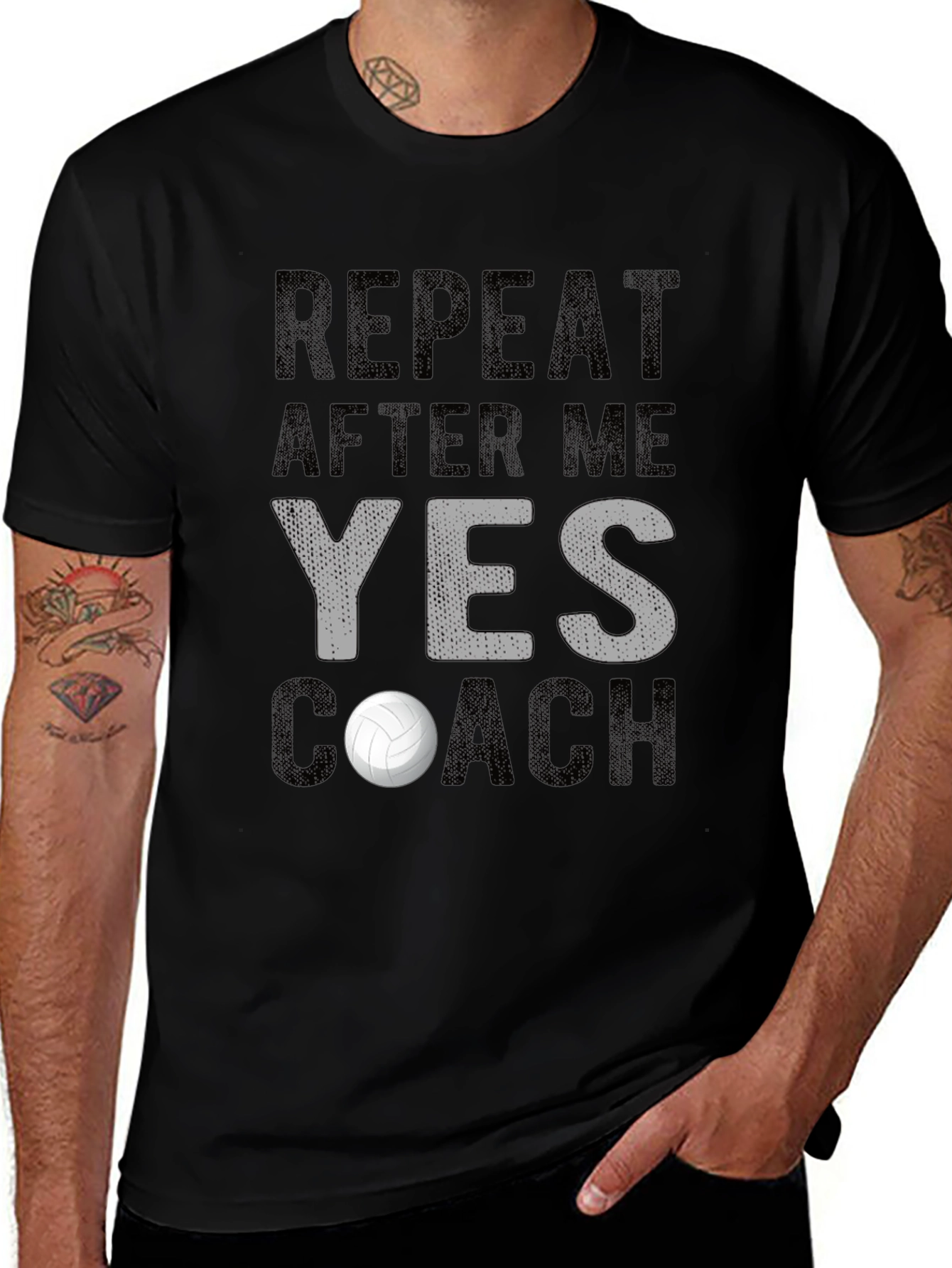 Yes Coach Volleyball T-Shirt