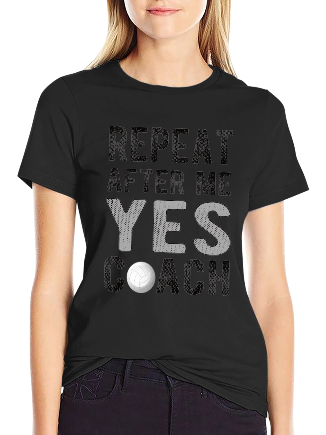 Yes Coach Volleyball T-Shirt