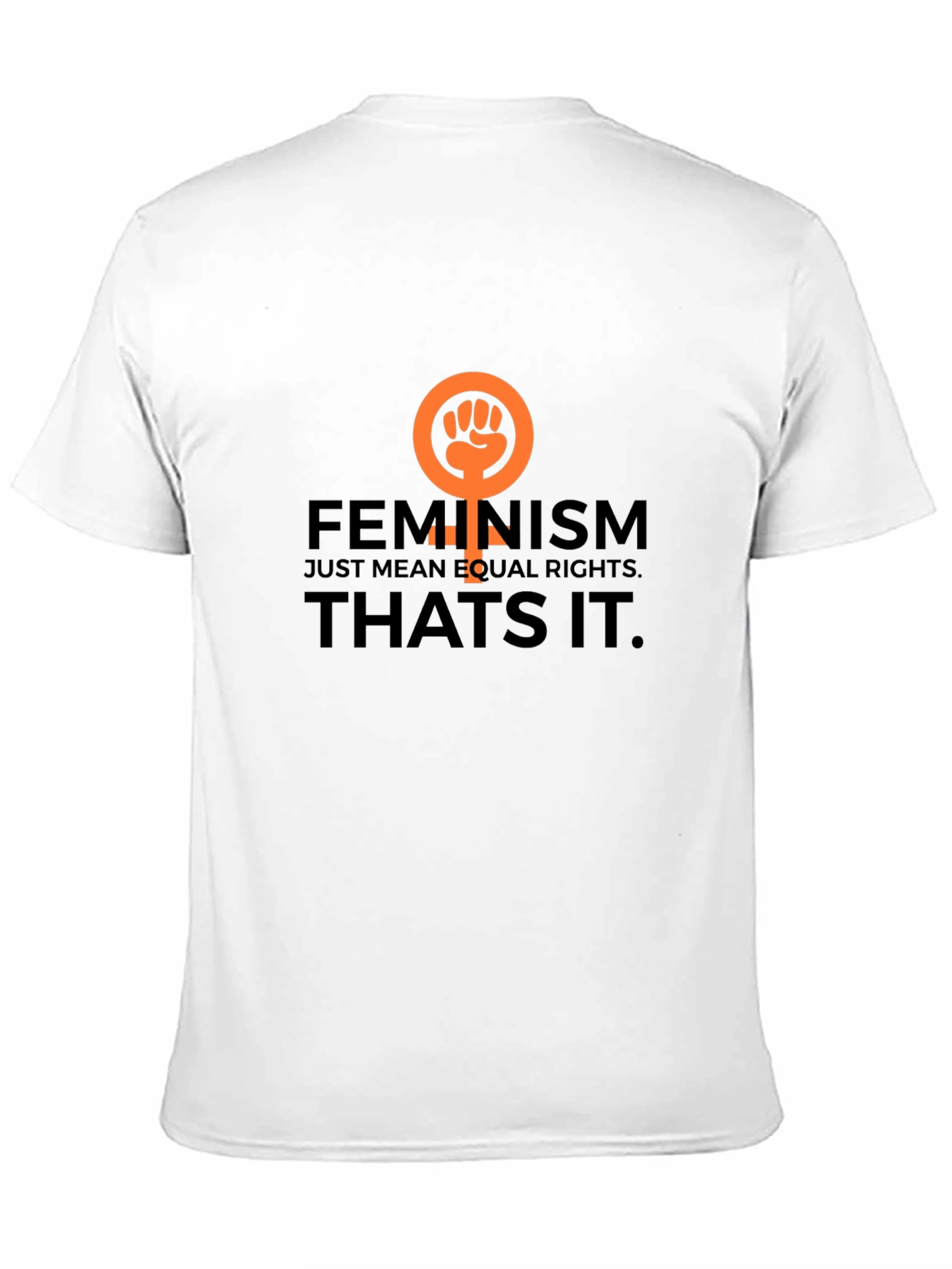 Feminism Equal Rights Black Graphic Tee