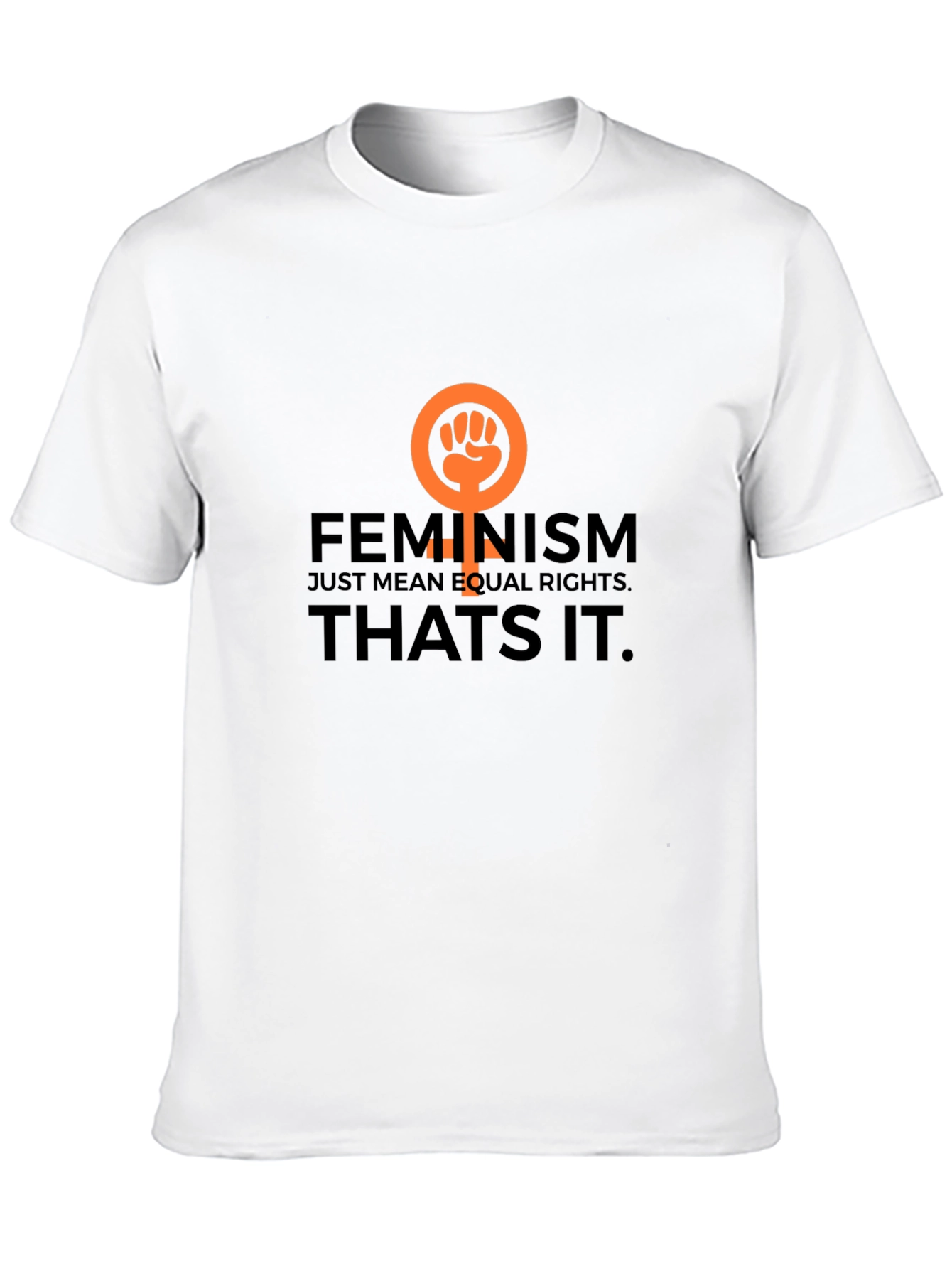 Feminism Equal Rights Black Graphic Tee