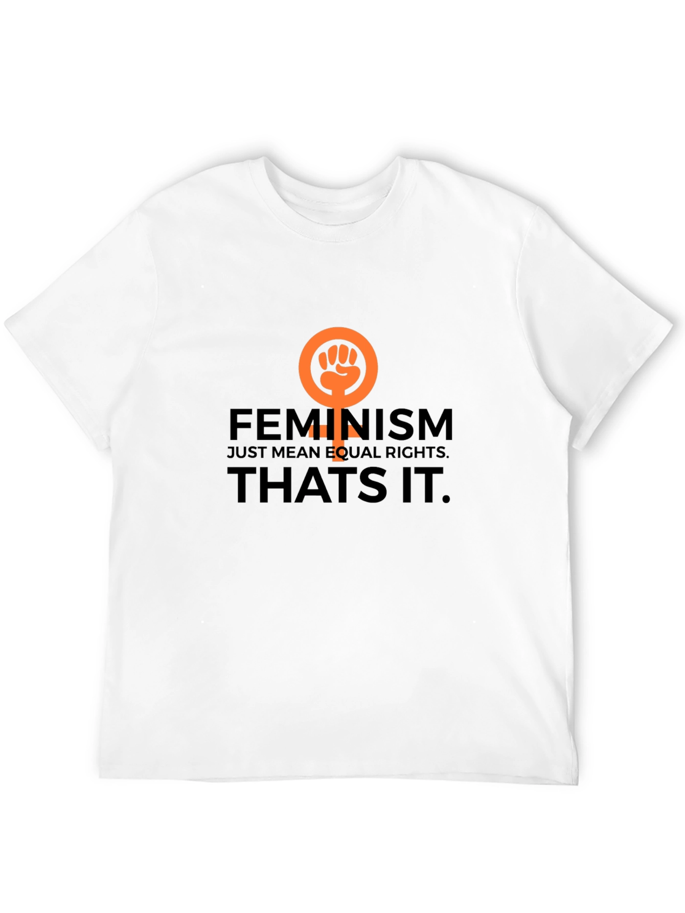 Feminism Equal Rights Black Graphic Tee