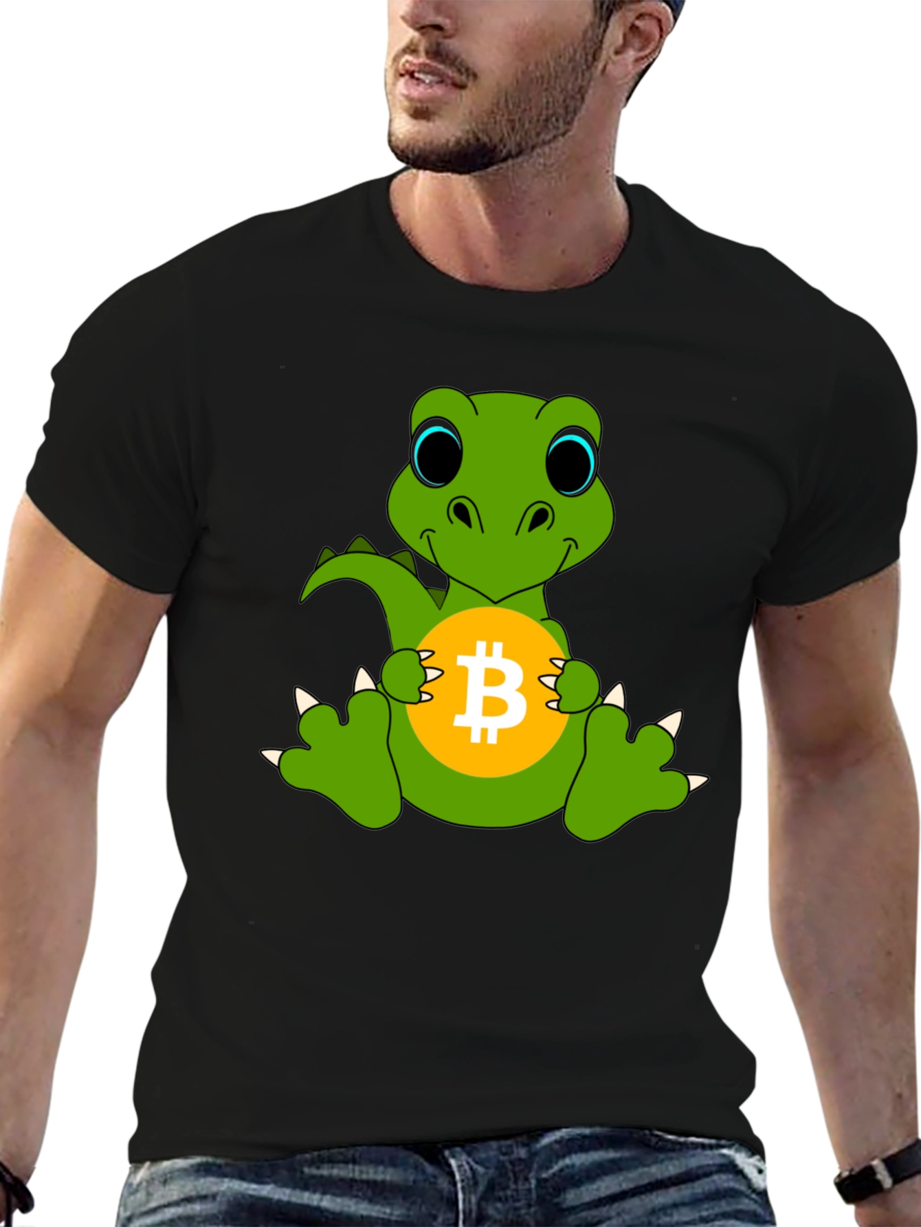 Bitcoin Dino T-Shirt - Crypto HODL!
