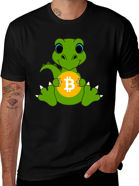 Bitcoin Dino T-Shirt - Crypto HODL!