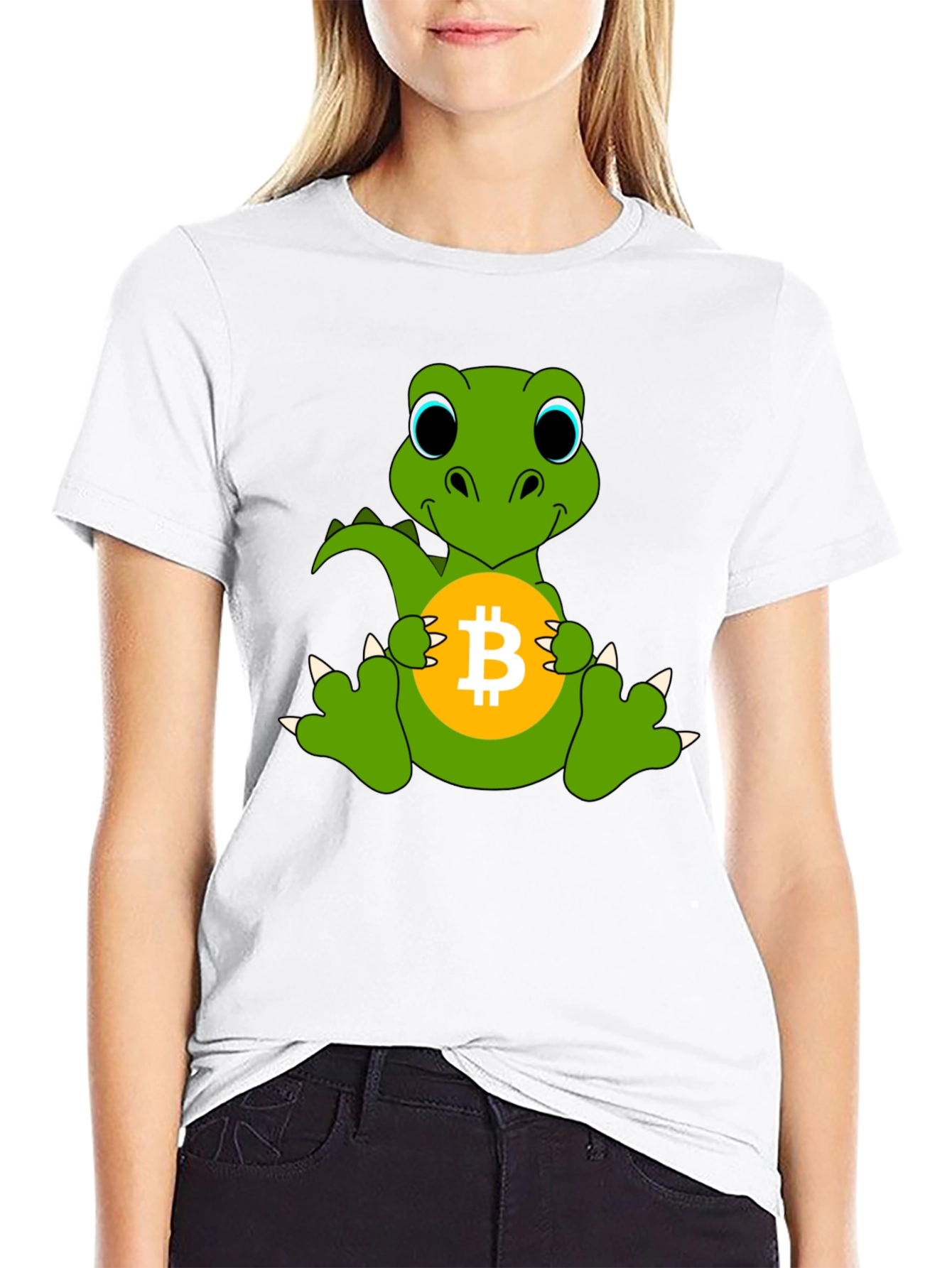 Bitcoin Dino T-Shirt - Crypto HODL!