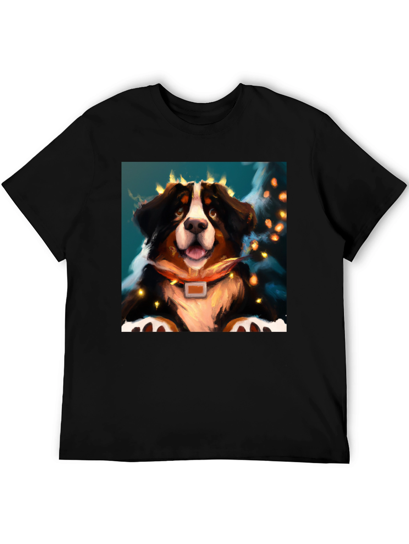 Dog Art T-Shirt - Bernese Mountain Dog Tee