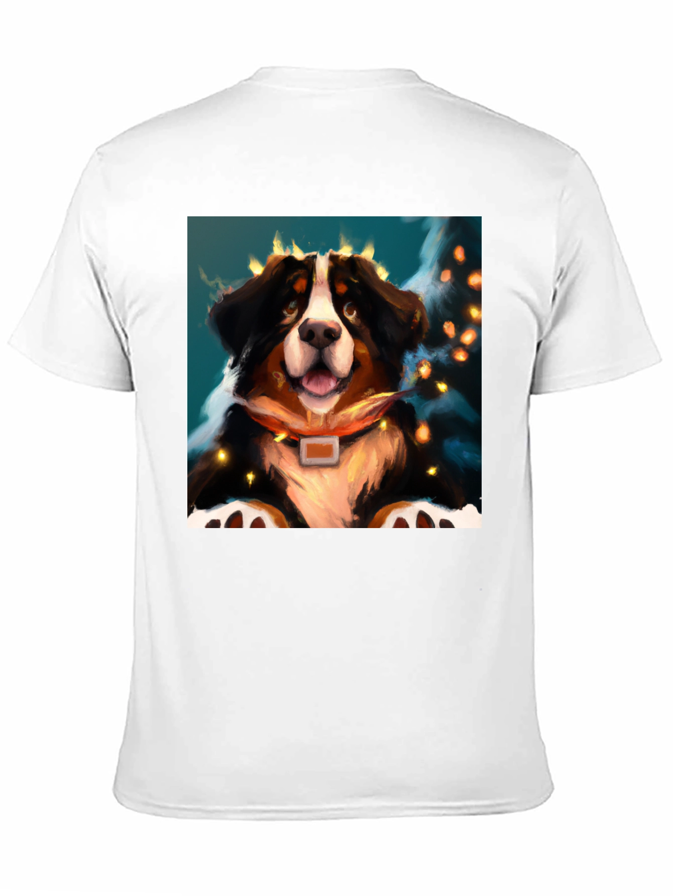 Dog Art T-Shirt - Bernese Mountain Dog Tee