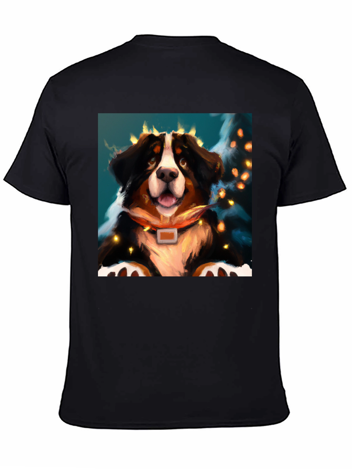 Dog Art T-Shirt - Bernese Mountain Dog Tee