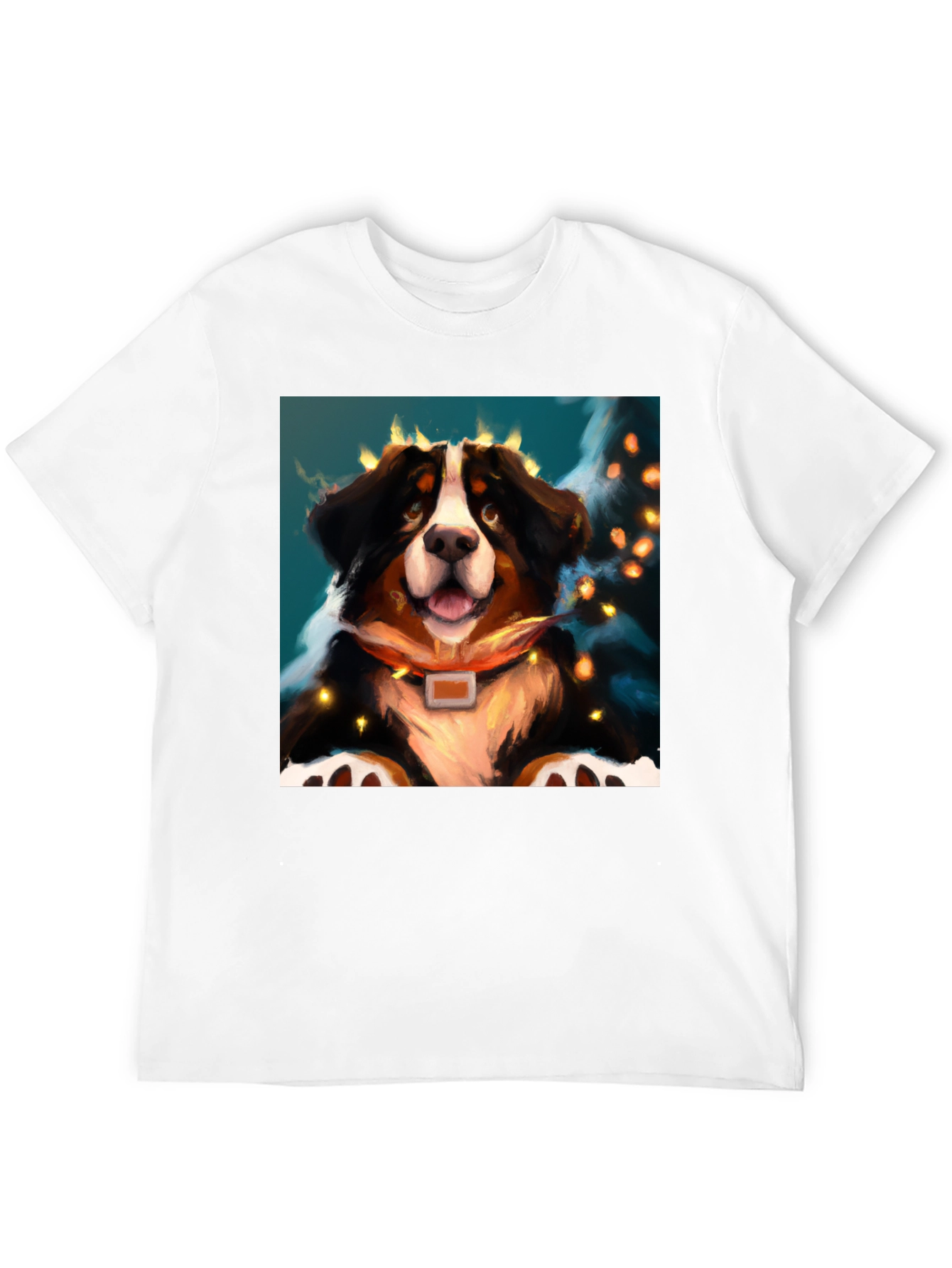 Dog Art T-Shirt - Bernese Mountain Dog Tee