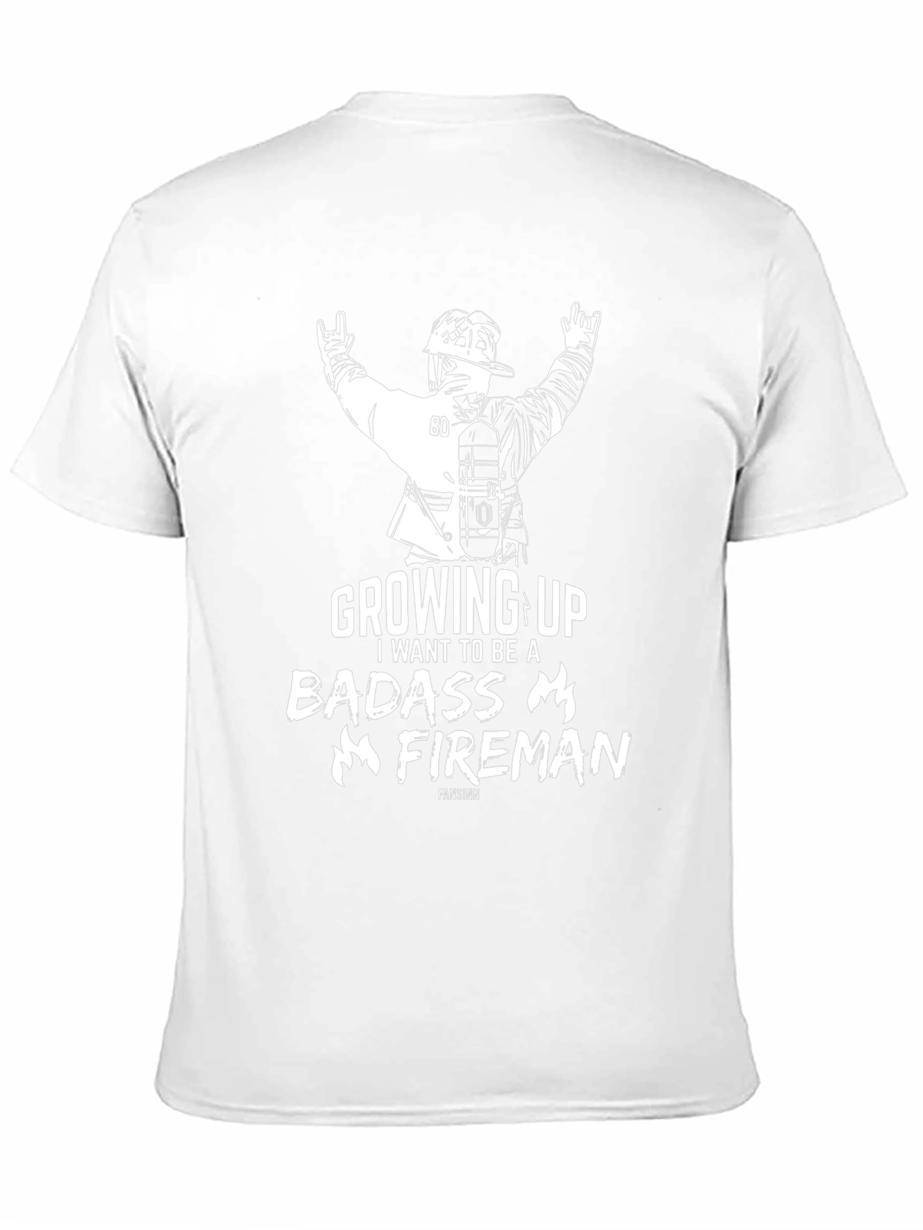 Badass Fireman T-Shirt - Adult Unisex