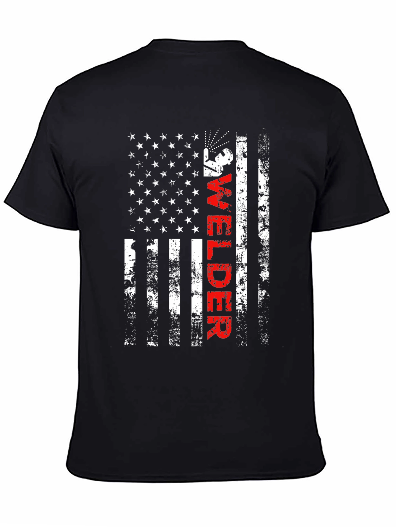 Welder USA Flag Graphic T-Shirt