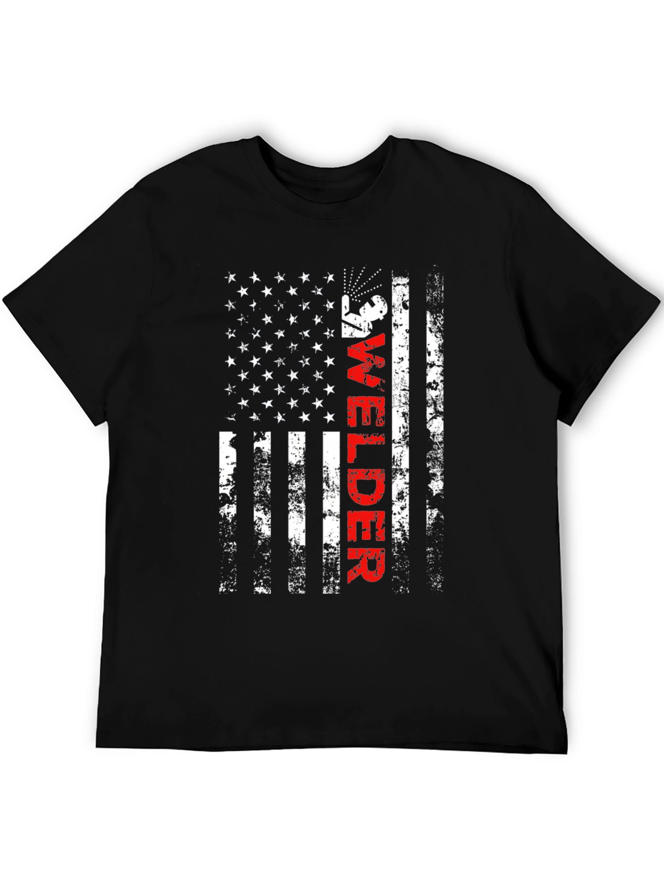 Welder USA Flag Graphic T-Shirt