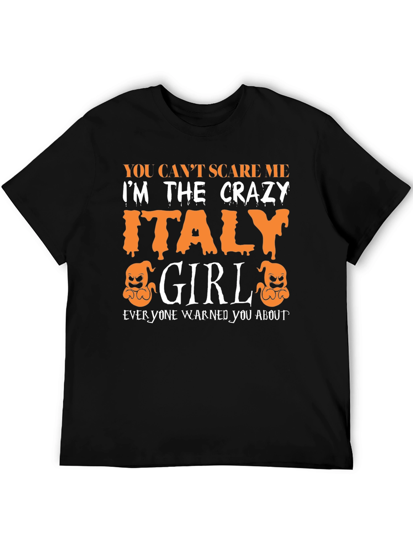 Crazy Italy Girl Halloween T-Shirt