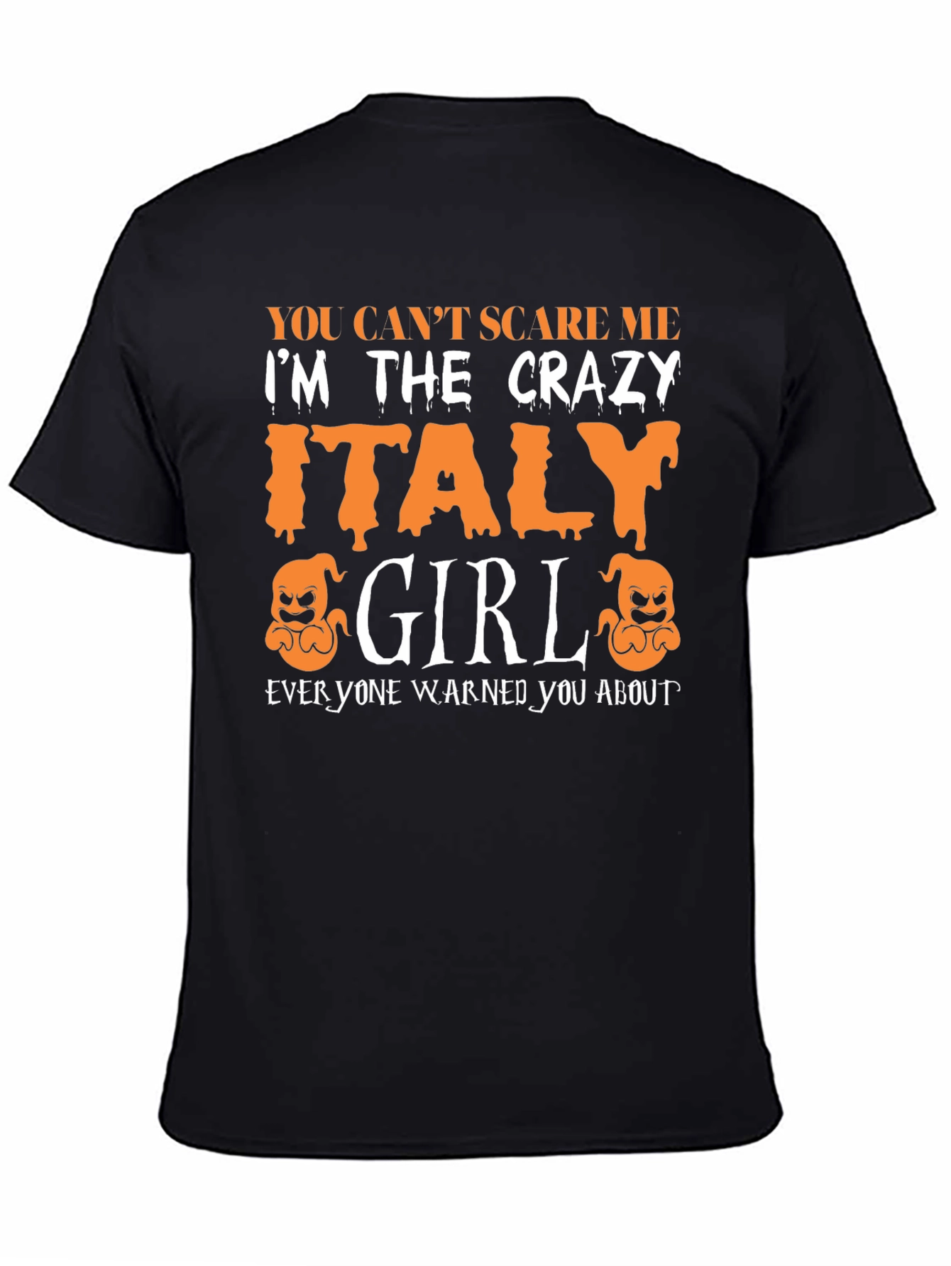 Crazy Italy Girl Halloween T-Shirt