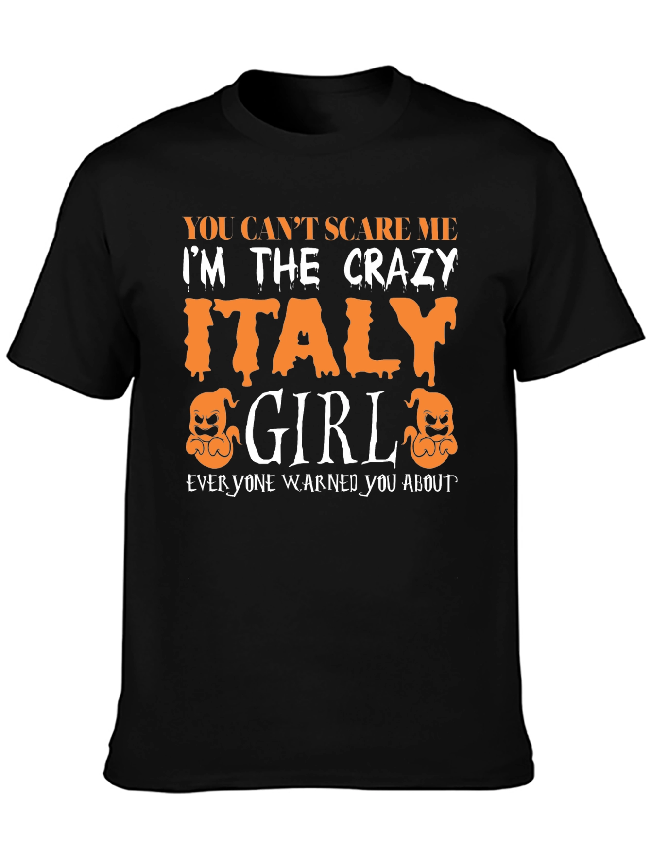 Crazy Italy Girl Halloween T-Shirt