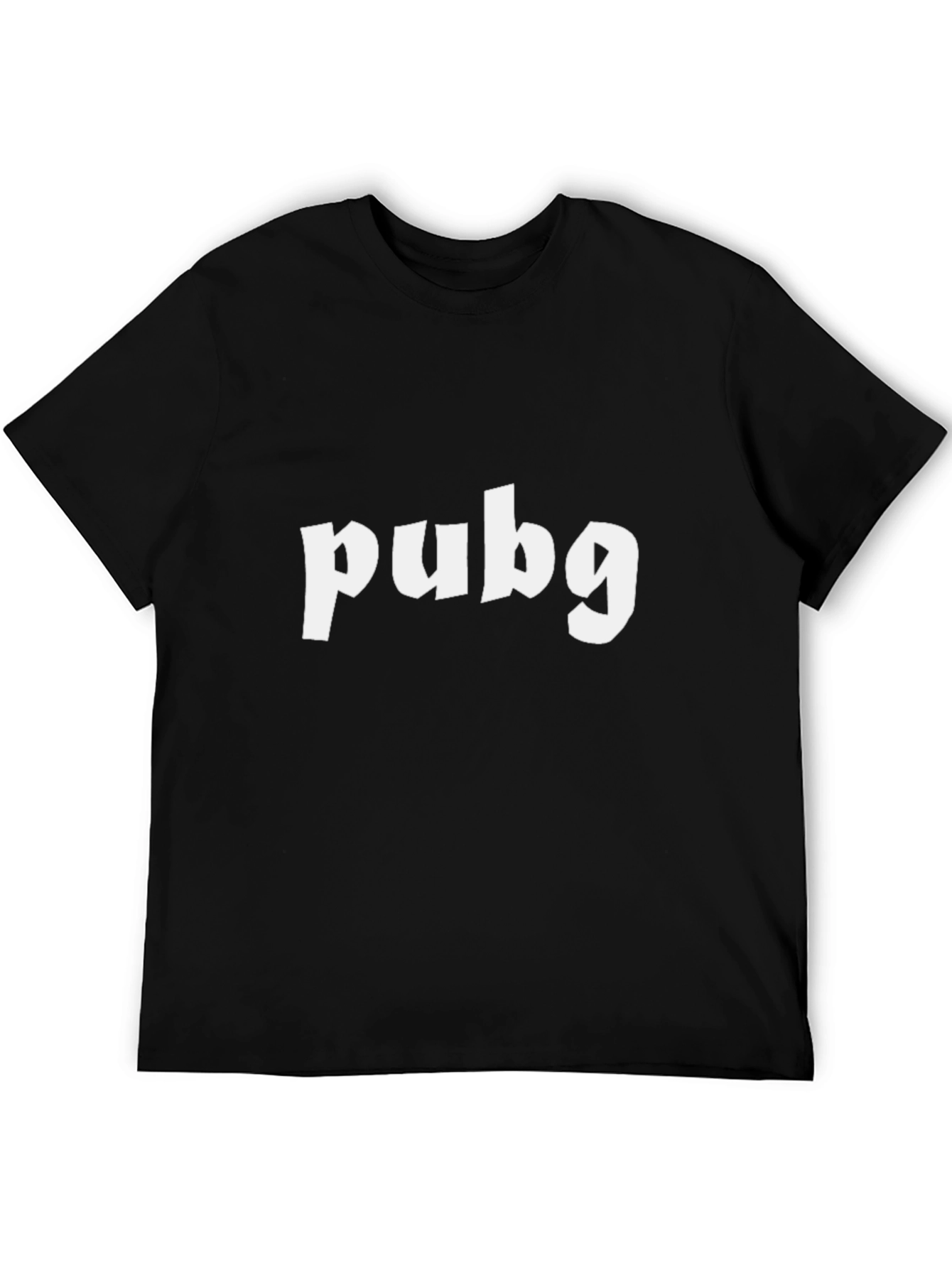 PUBG Black Graphic Tee - Trendy Gamer T-Shirt