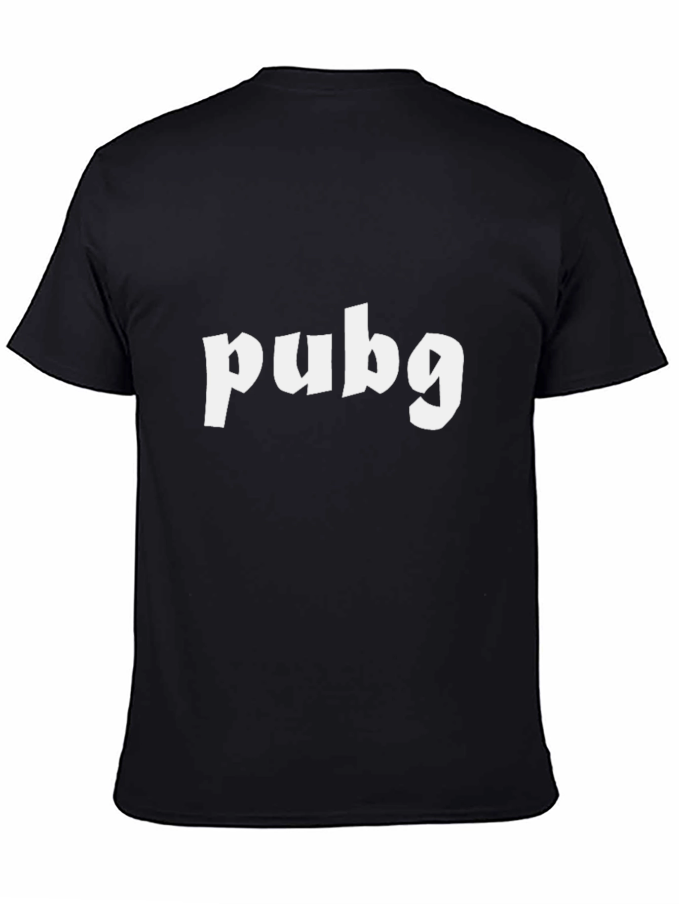 PUBG Black Graphic Tee - Trendy Gamer T-Shirt